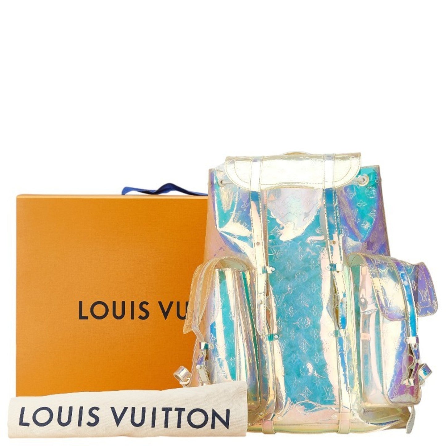 Louis Vuitton Clear Pvc Leather Backpack