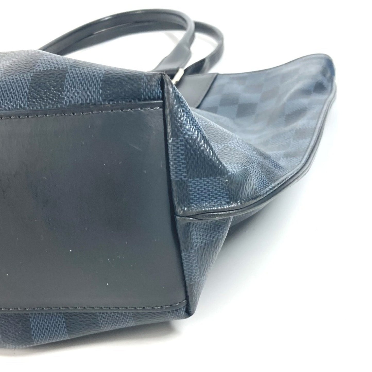 Louis Vuitton Navy Damier Canvas Shoulder Bag Tote Bag
