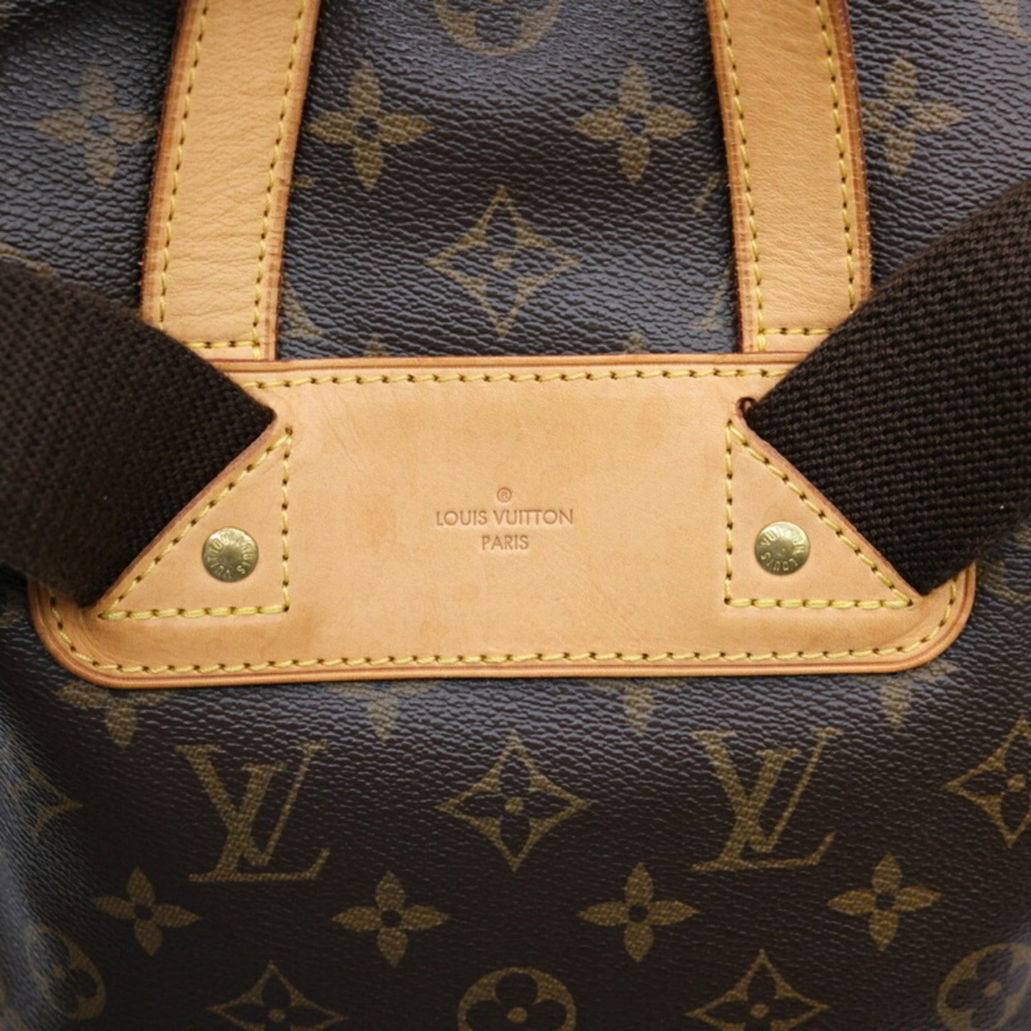 Louis Vuitton Brown Monogram Leather Backpack