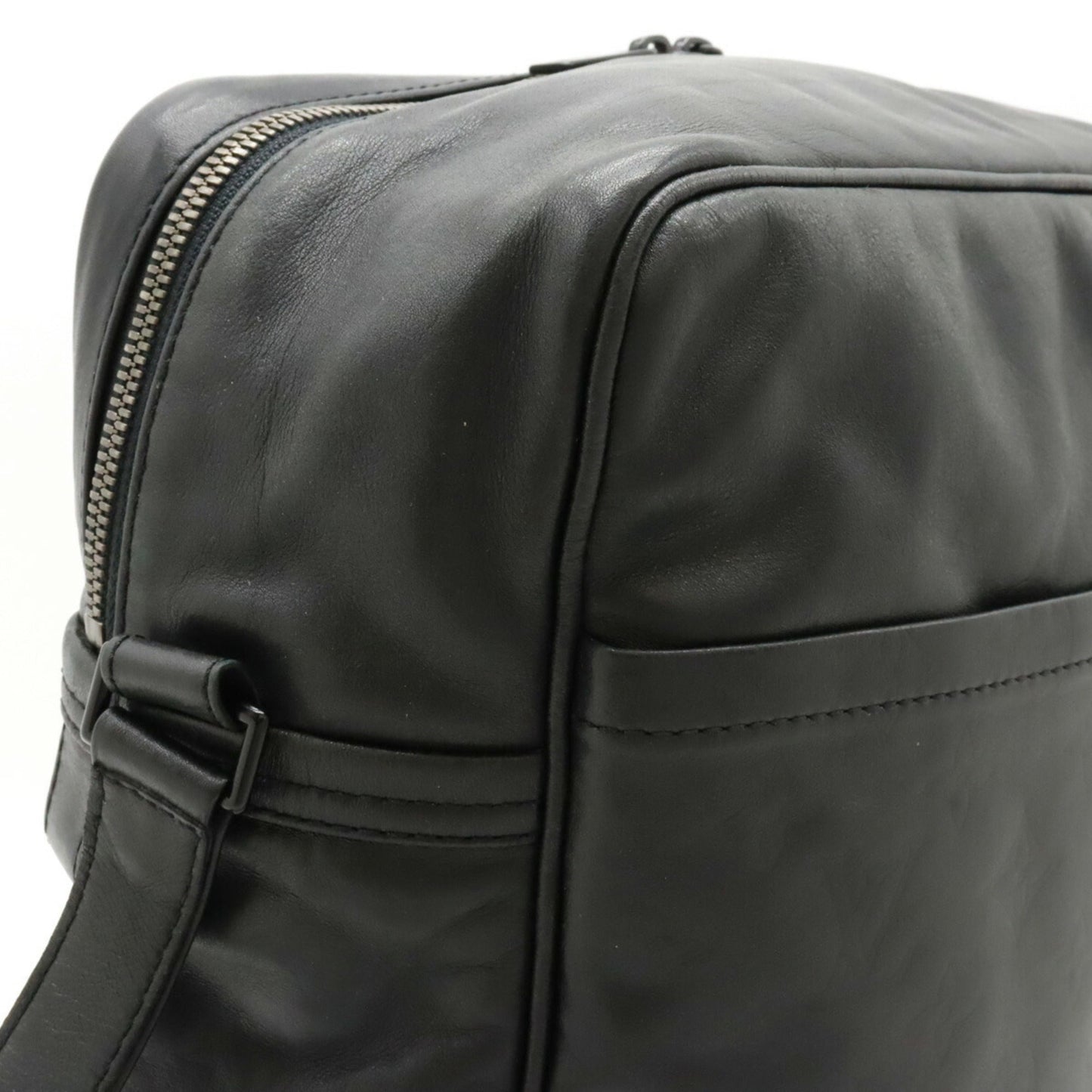 Louis Vuitton Noir Leather Shoulder Bag