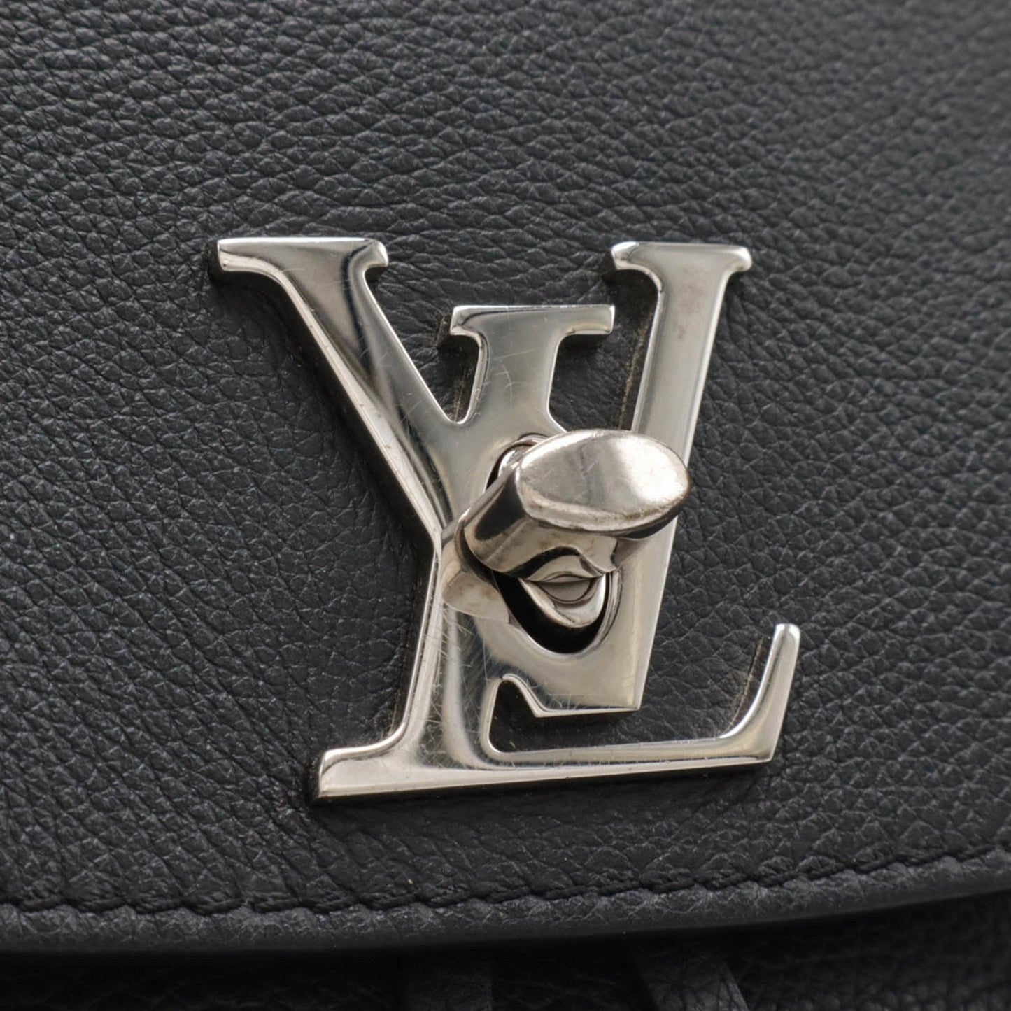Louis Vuitton Black Noir Leather Backpack