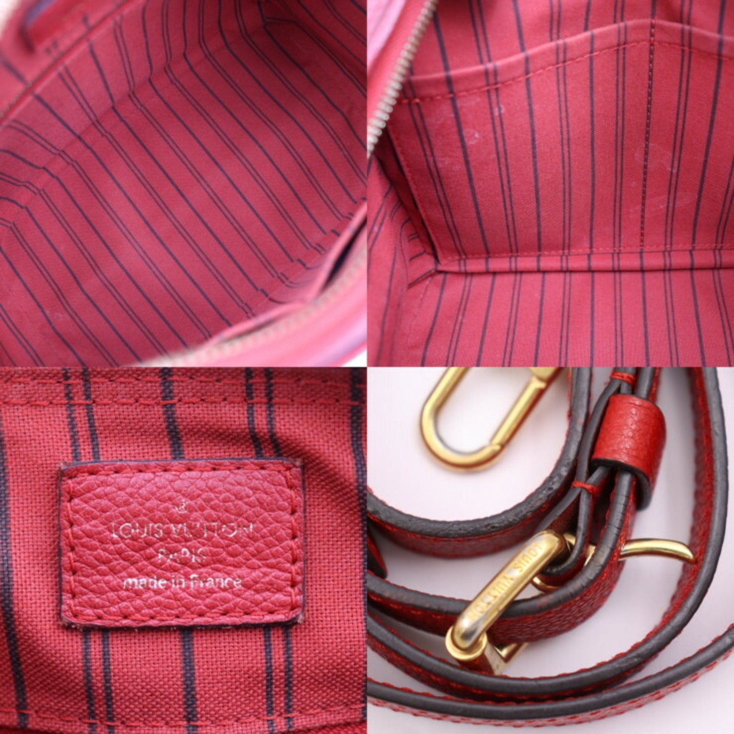 Louis Vuitton Cerise Monogram Empreinte Handbag Shoulder Bag Tote Bag
