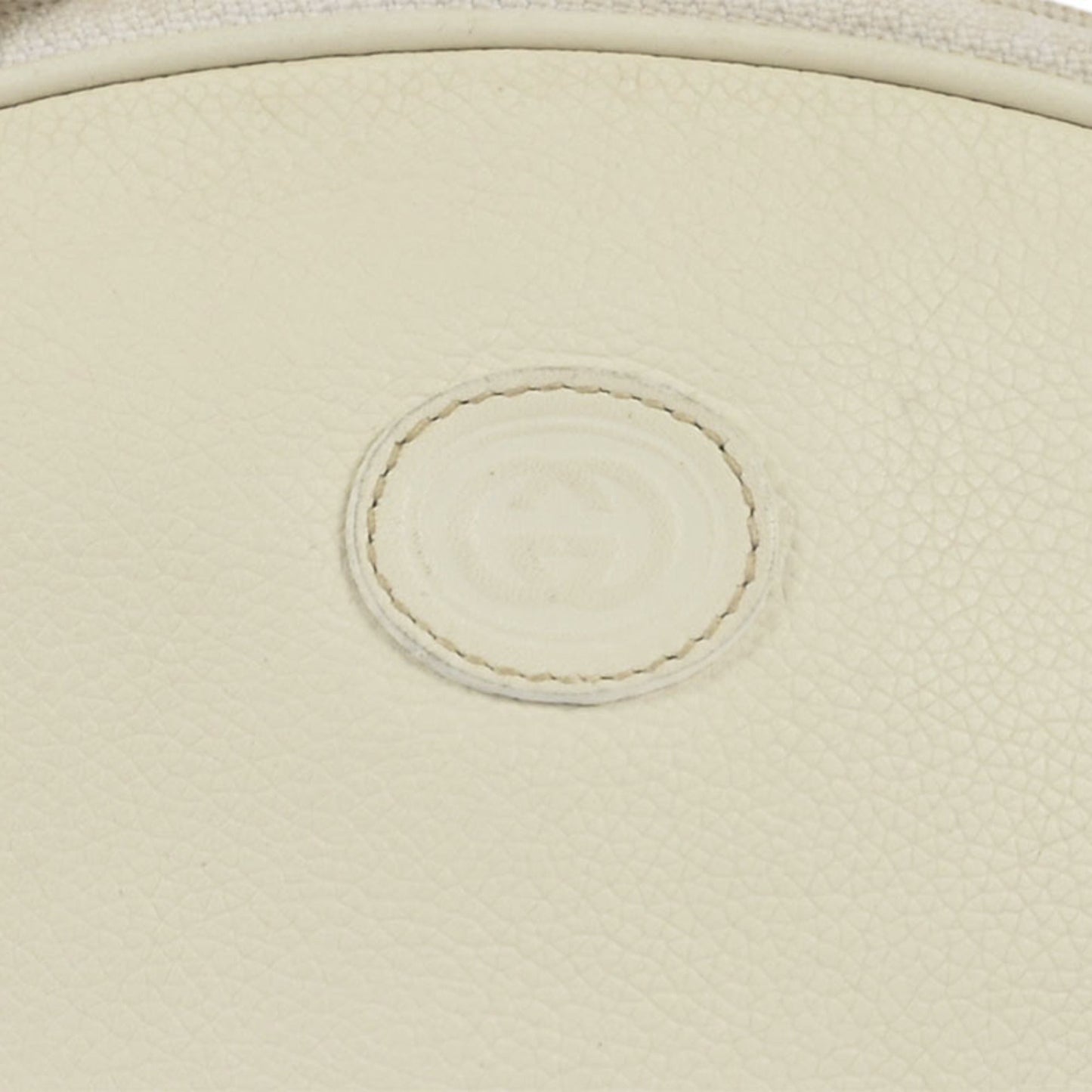 Gucci White Leather Pochette Shoulder Bag