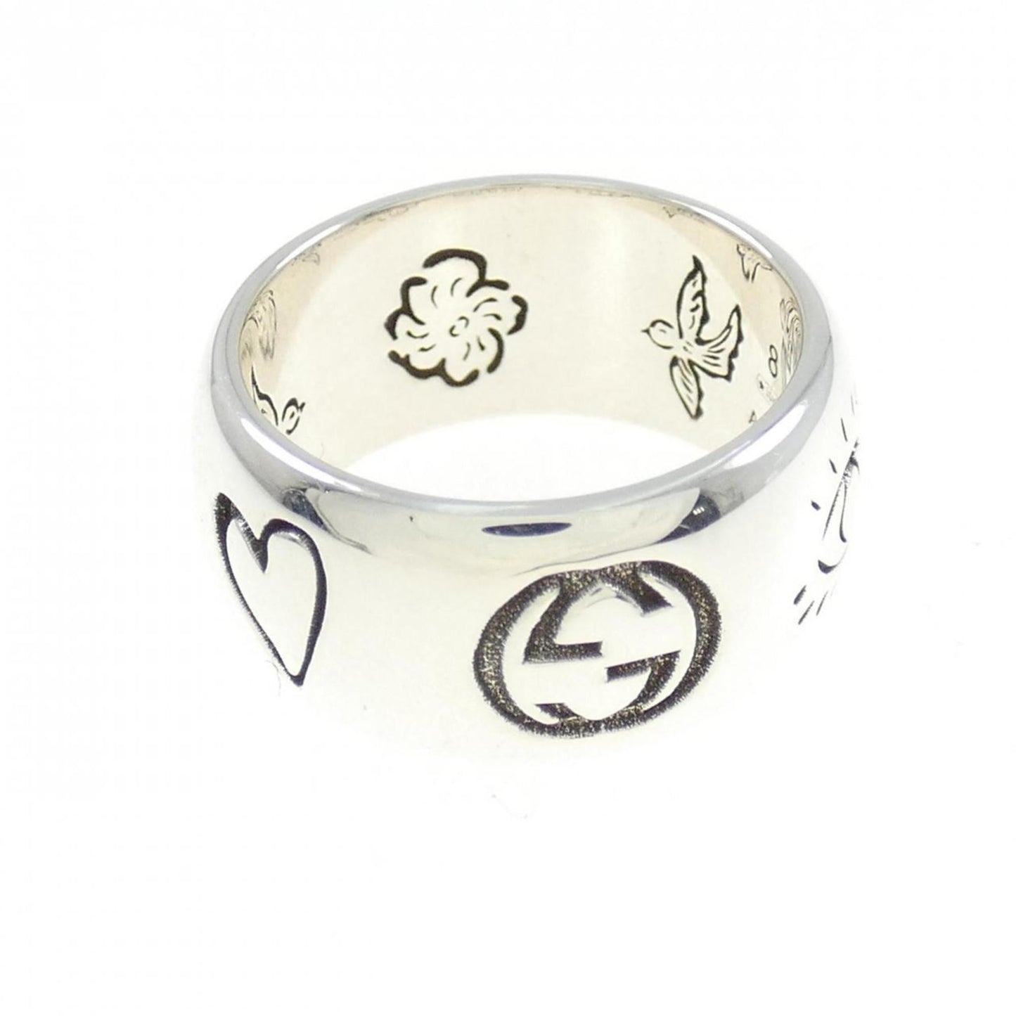 Gucci Silver Silver 925 Band Ring