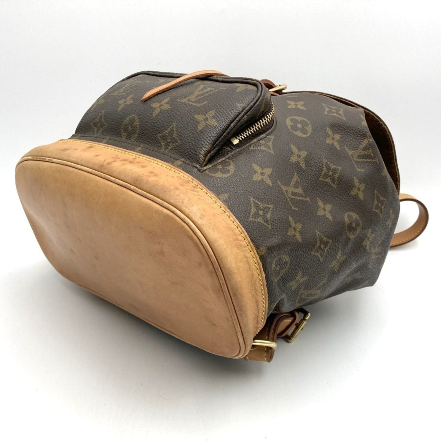 Louis Vuitton Brown Monogram Leather Backpack