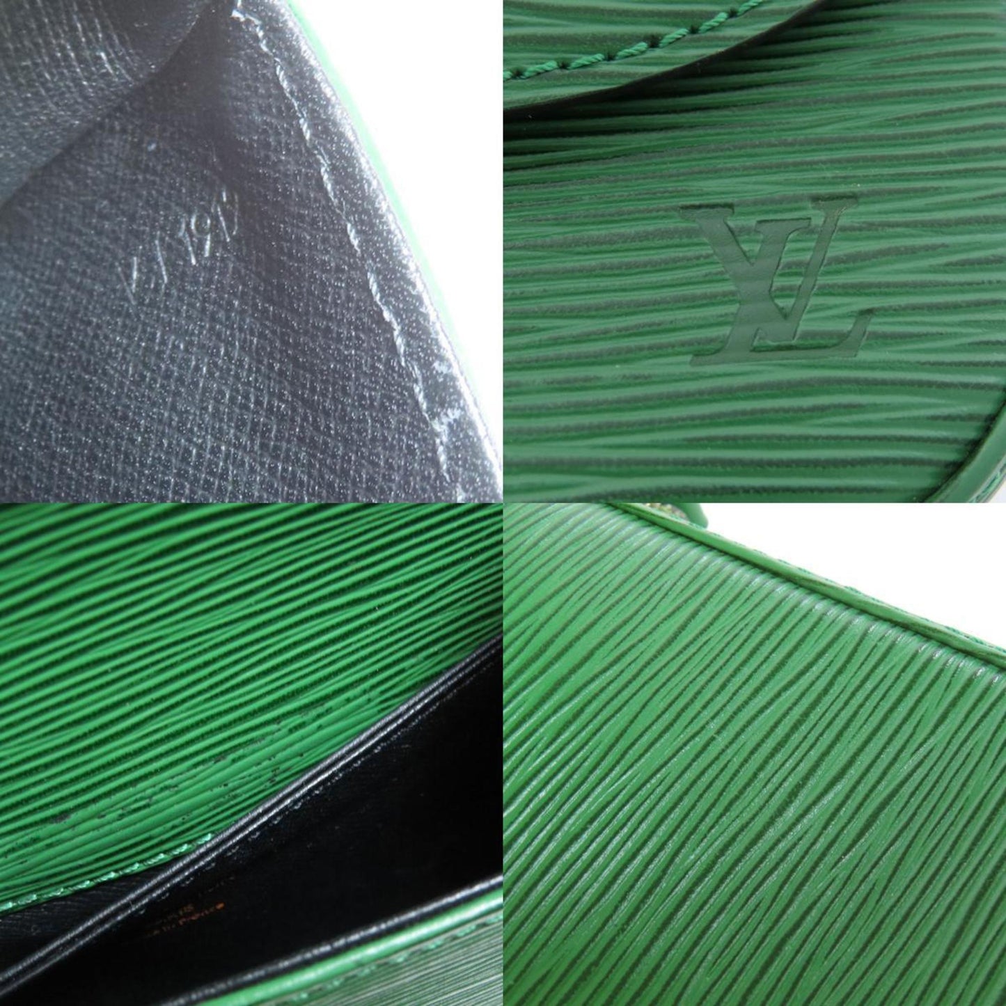 Louis Vuitton Epi Green Epi Leather Shoulder Bag