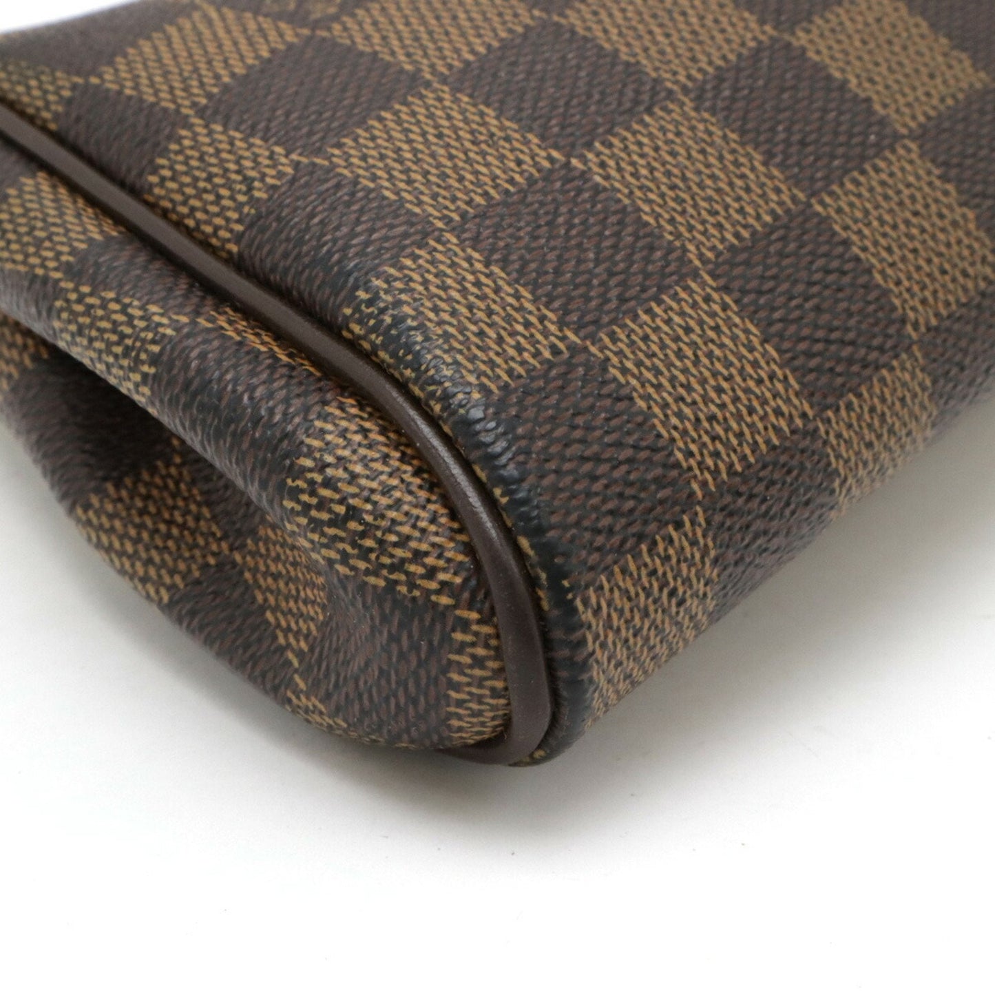 Louis Vuitton Damier Brown Pvc Clutch Bag Shoulder Bag