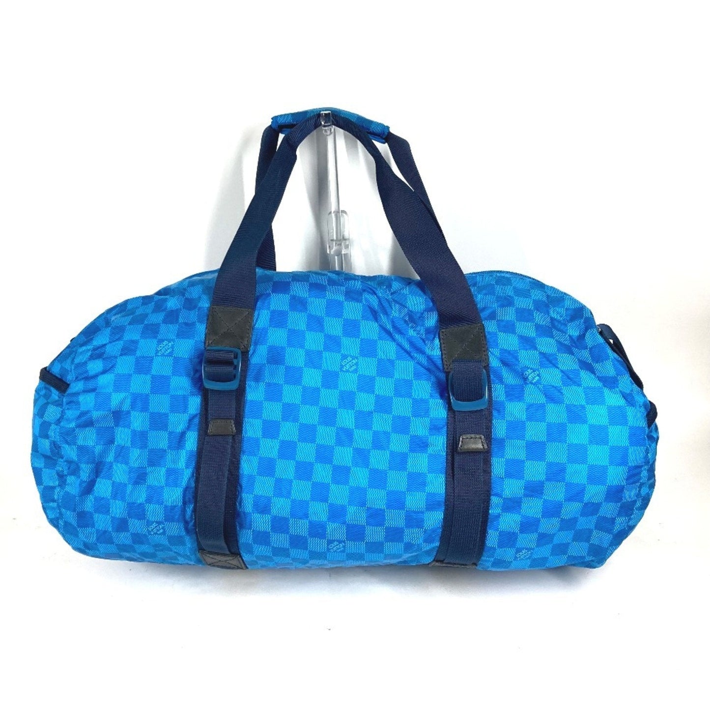 Louis Vuitton Blue Nylon Boston Bag Shoulder Bag