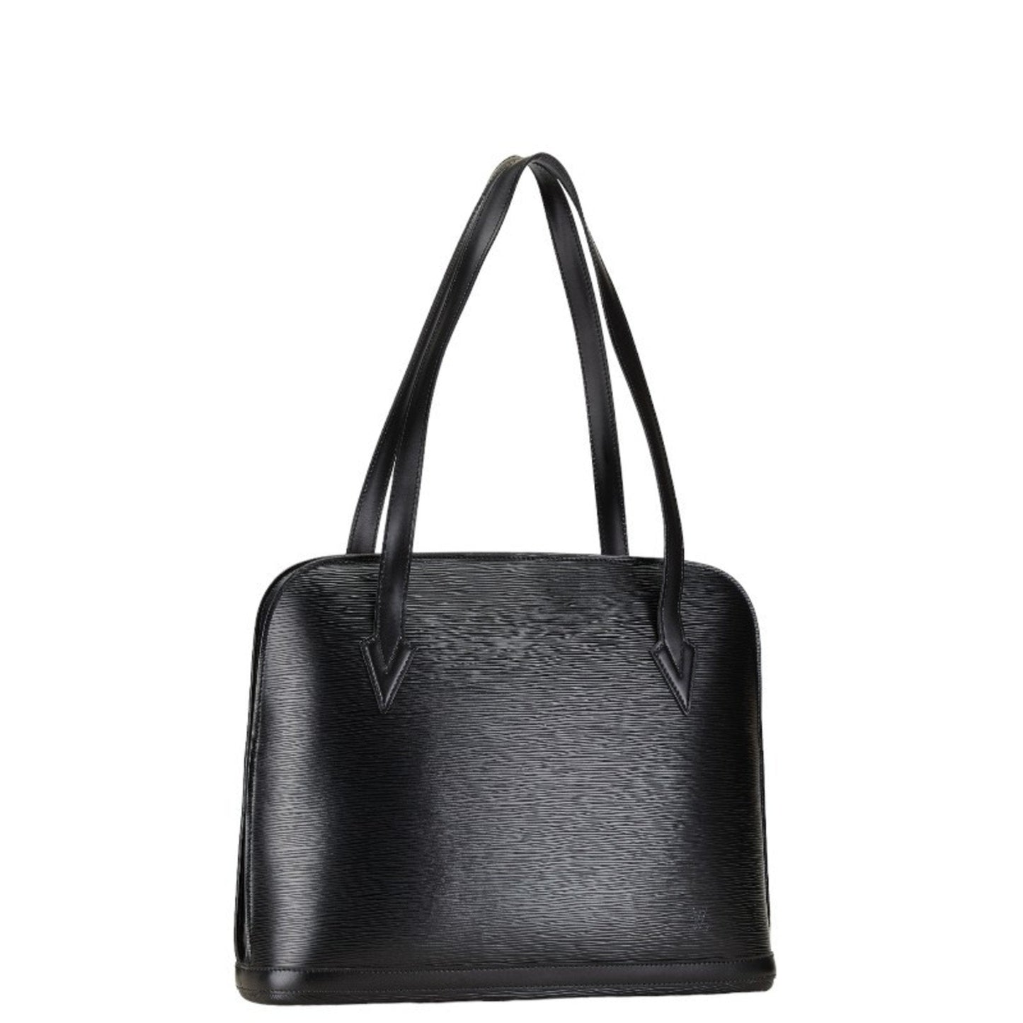 Louis Vuitton Black Noir Leather Shoulder Bag Tote Bag