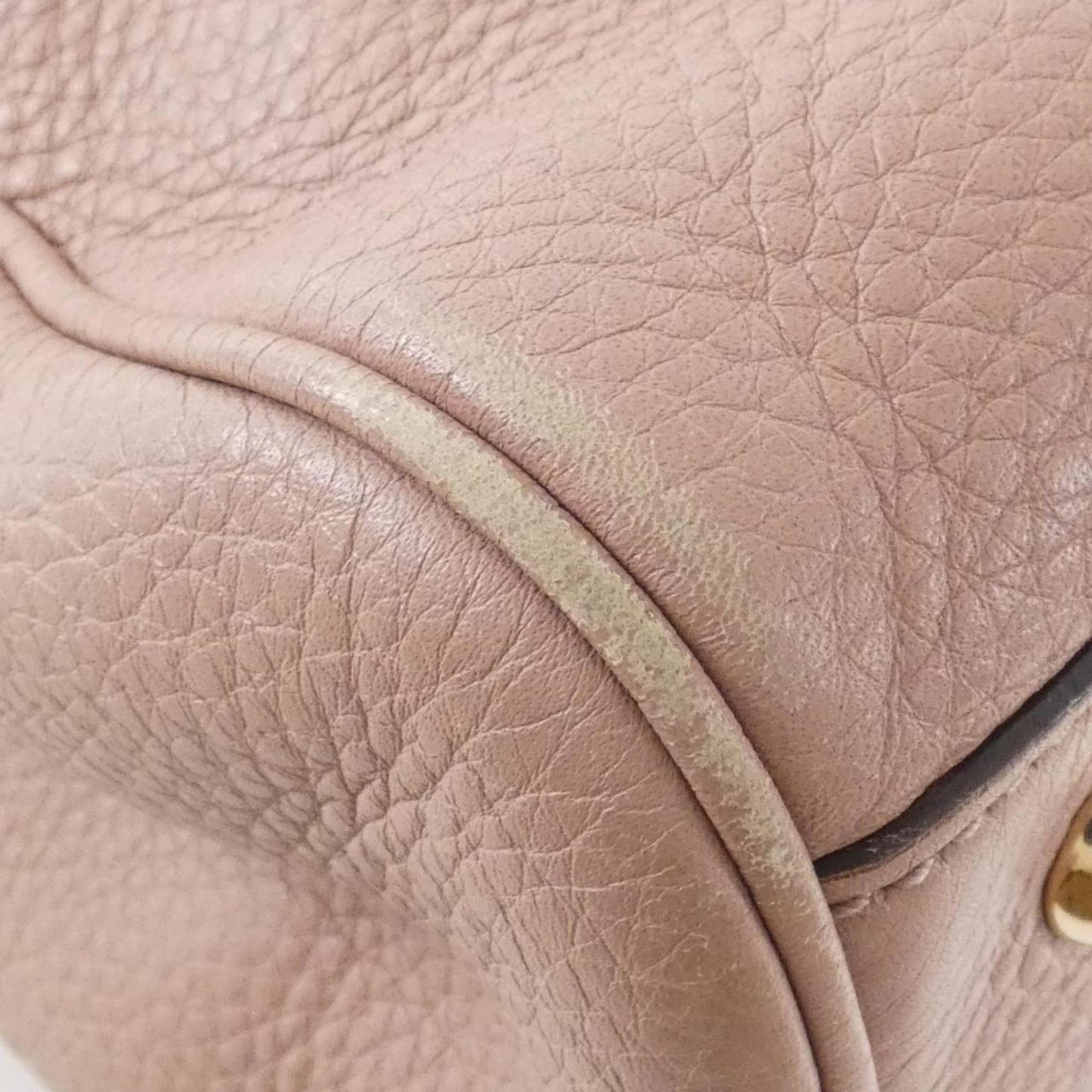 Gucci Gold Leather Handbag