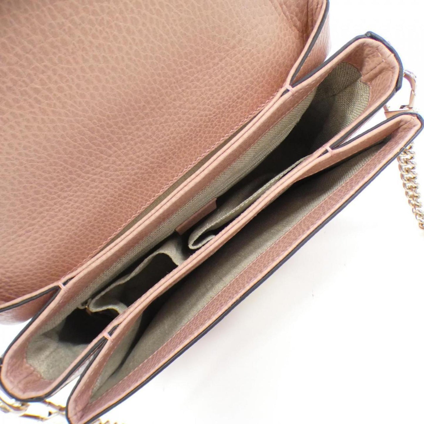 Gucci Pink Leather Handbag