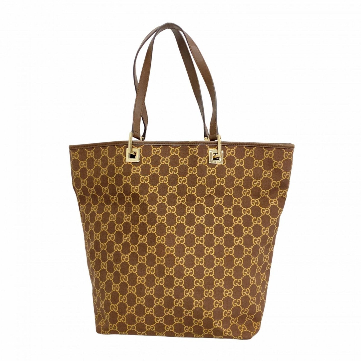 Gucci Brown Canvas Tote Bag ()