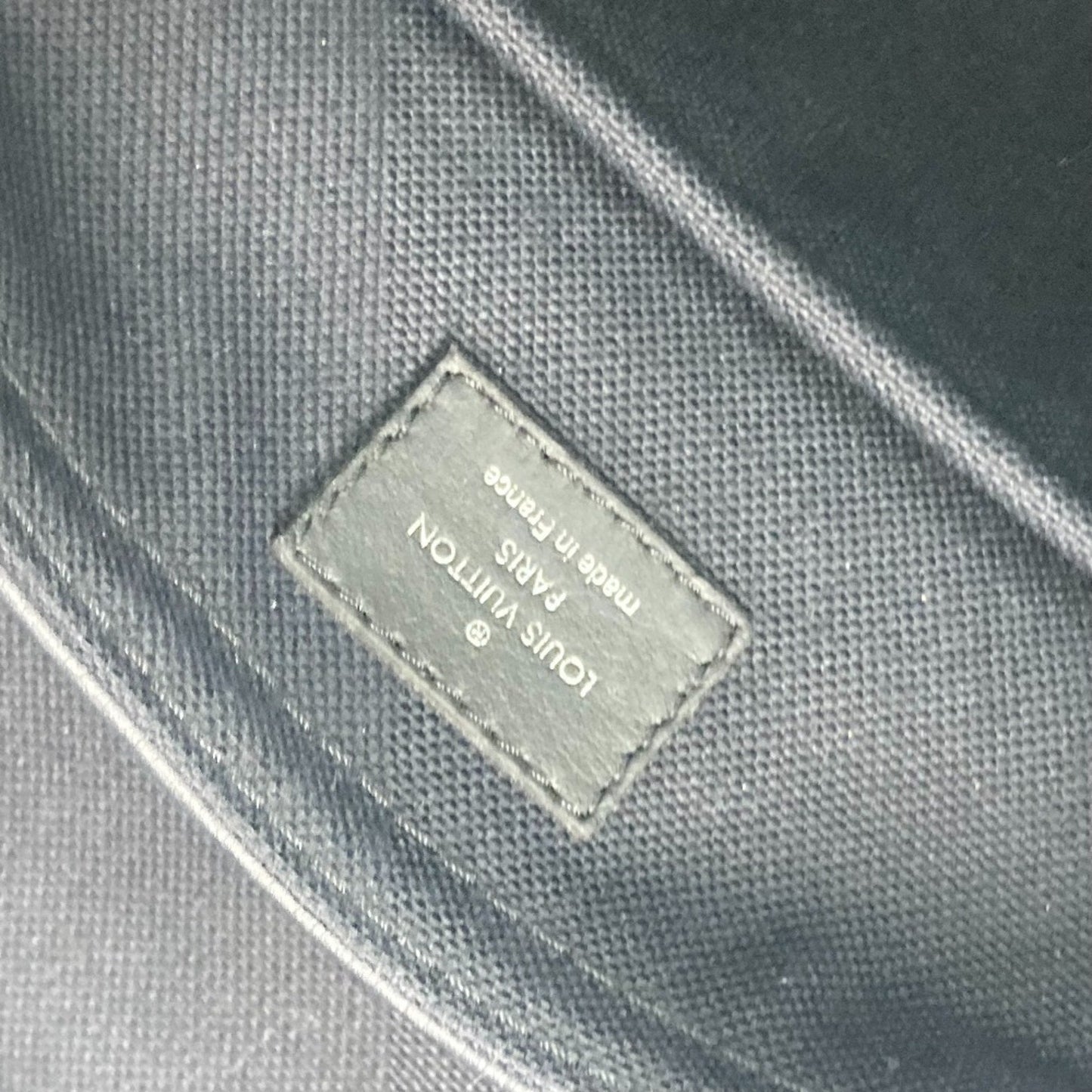 Louis Vuitton Navy Leather Backpack