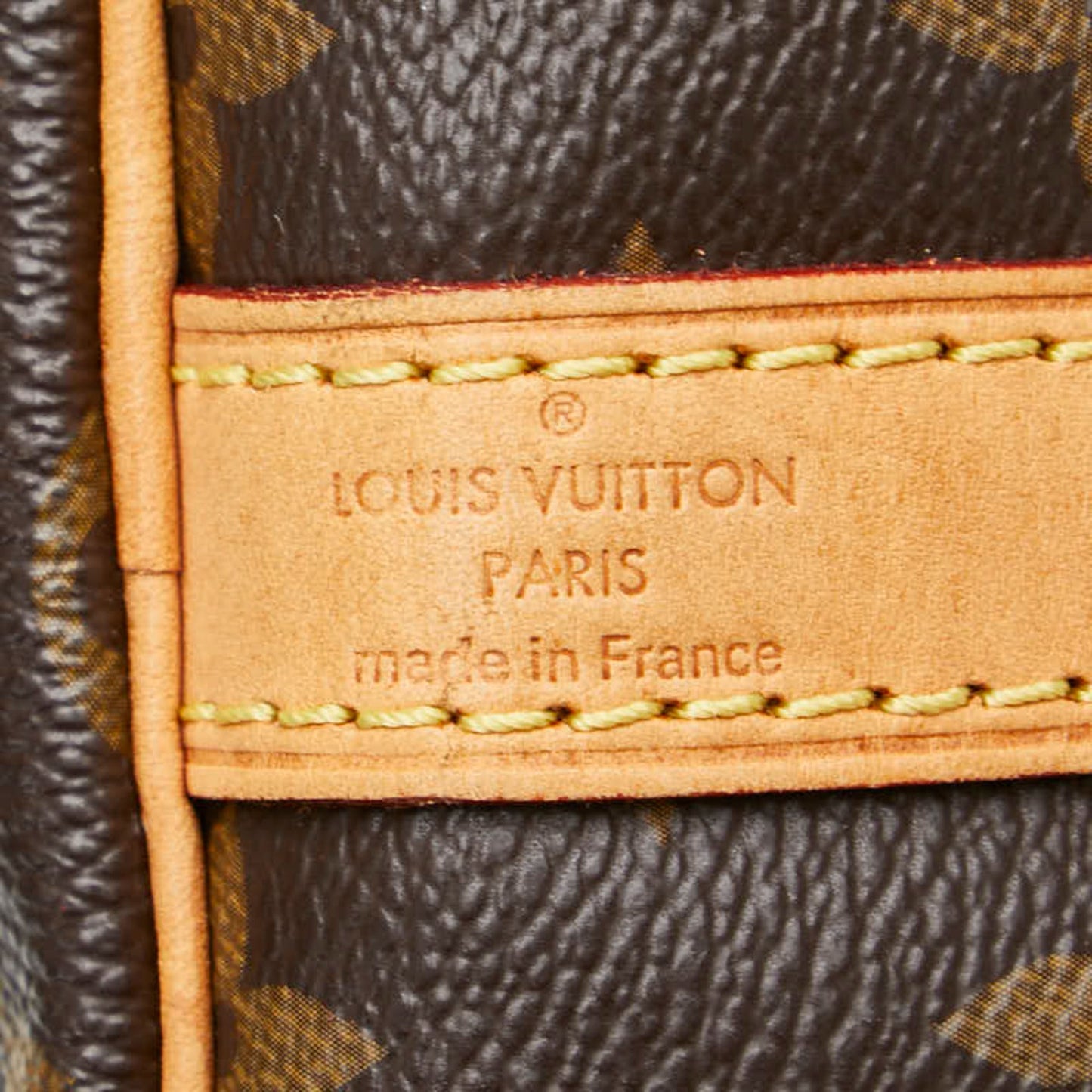 Louis Vuitton Brown Pvc Leather Handbag Shoulder Bag