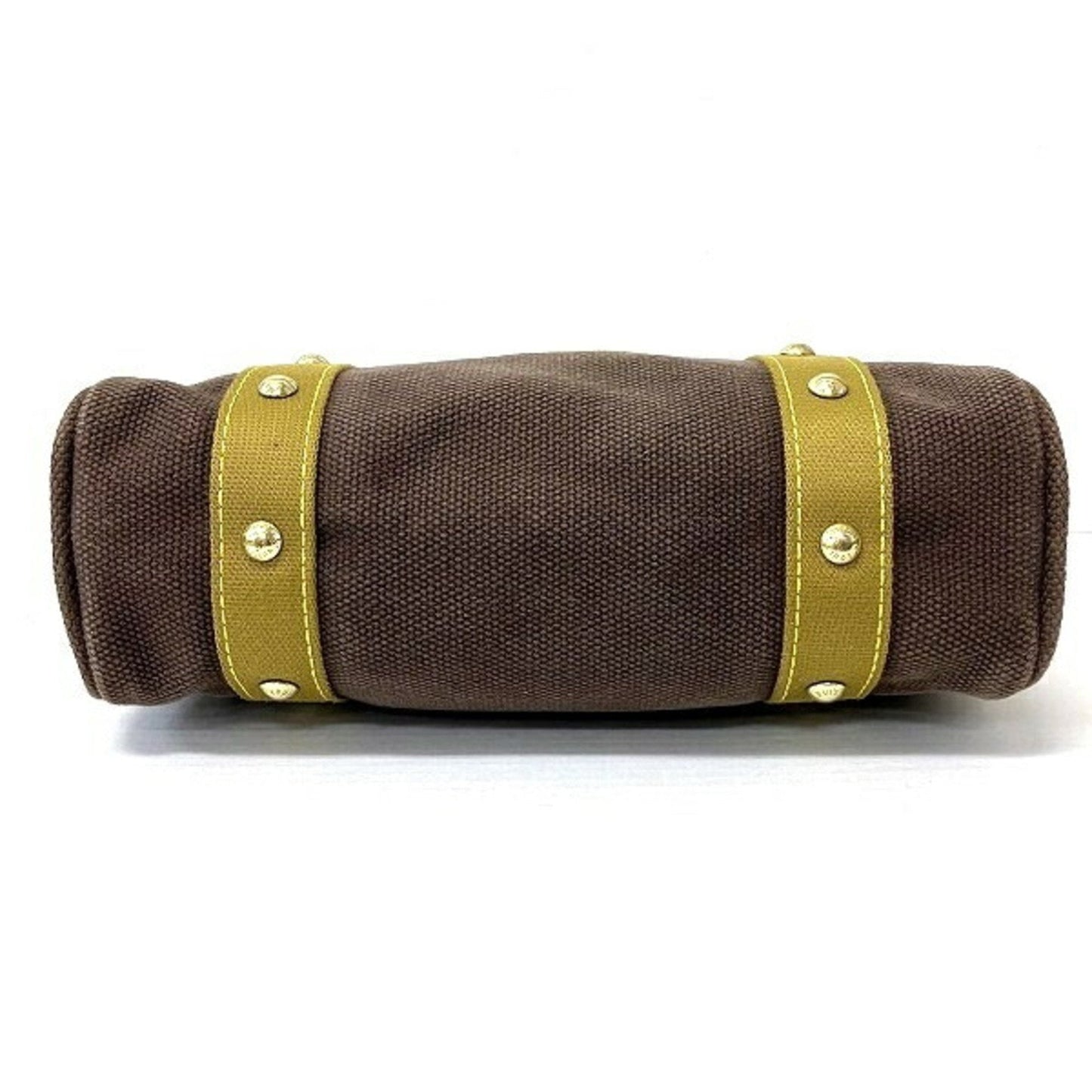 Louis Vuitton Brown Cotton Canvas Shoulder Bag Tote Bag