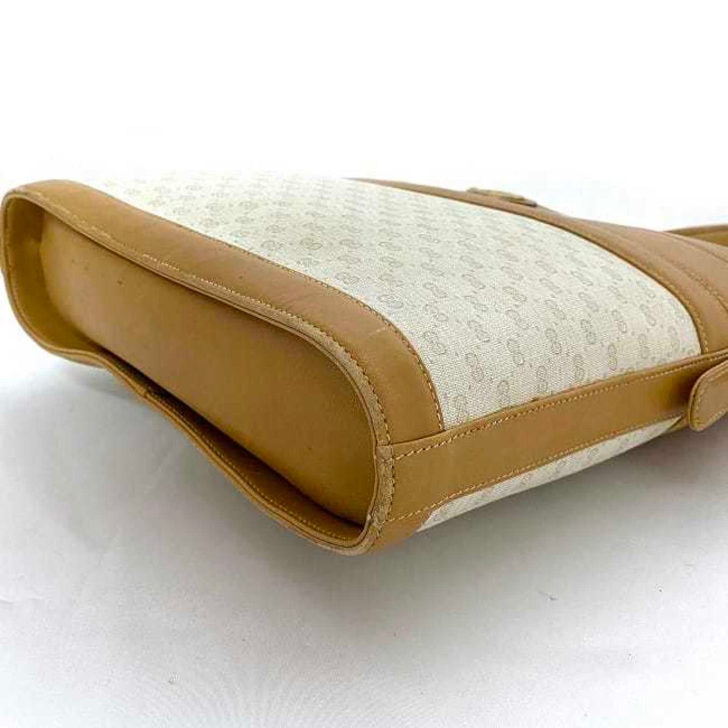 Gucci Beige Brown Pvc Leather Shoulder Bag
