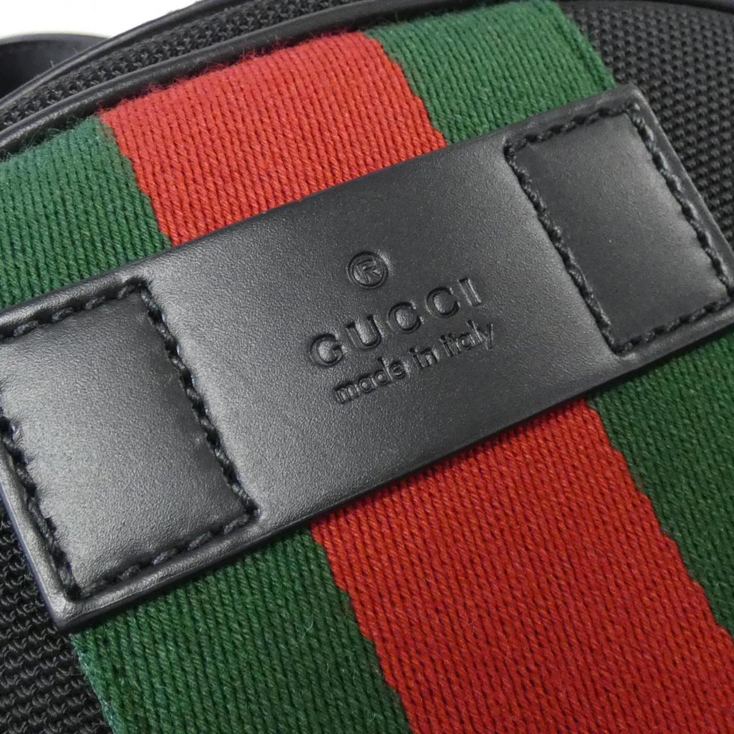 Gucci Black Canvas Backpack