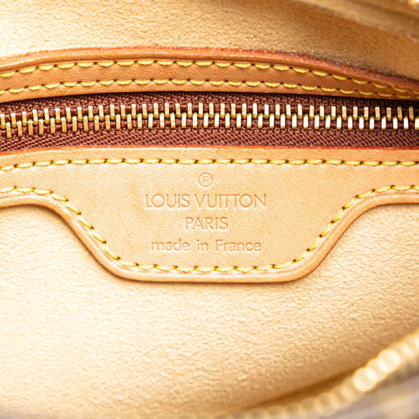 Louis Vuitton Brown Pvc Leather Shoulder Bag