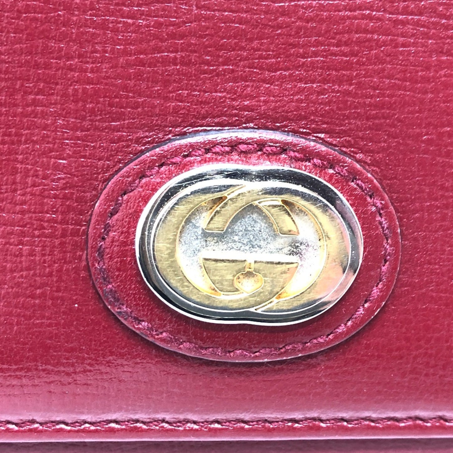 Gucci Red Leather Wallet (Bi-Fold)