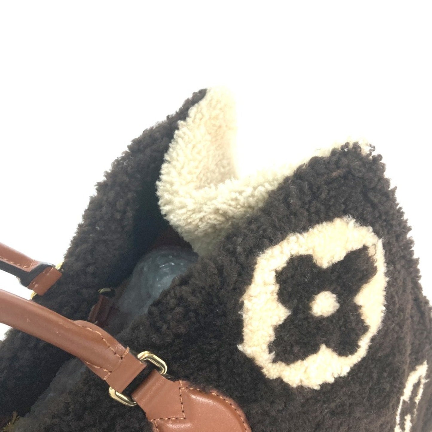 Louis Vuitton Brown Leather Shoulder Bag