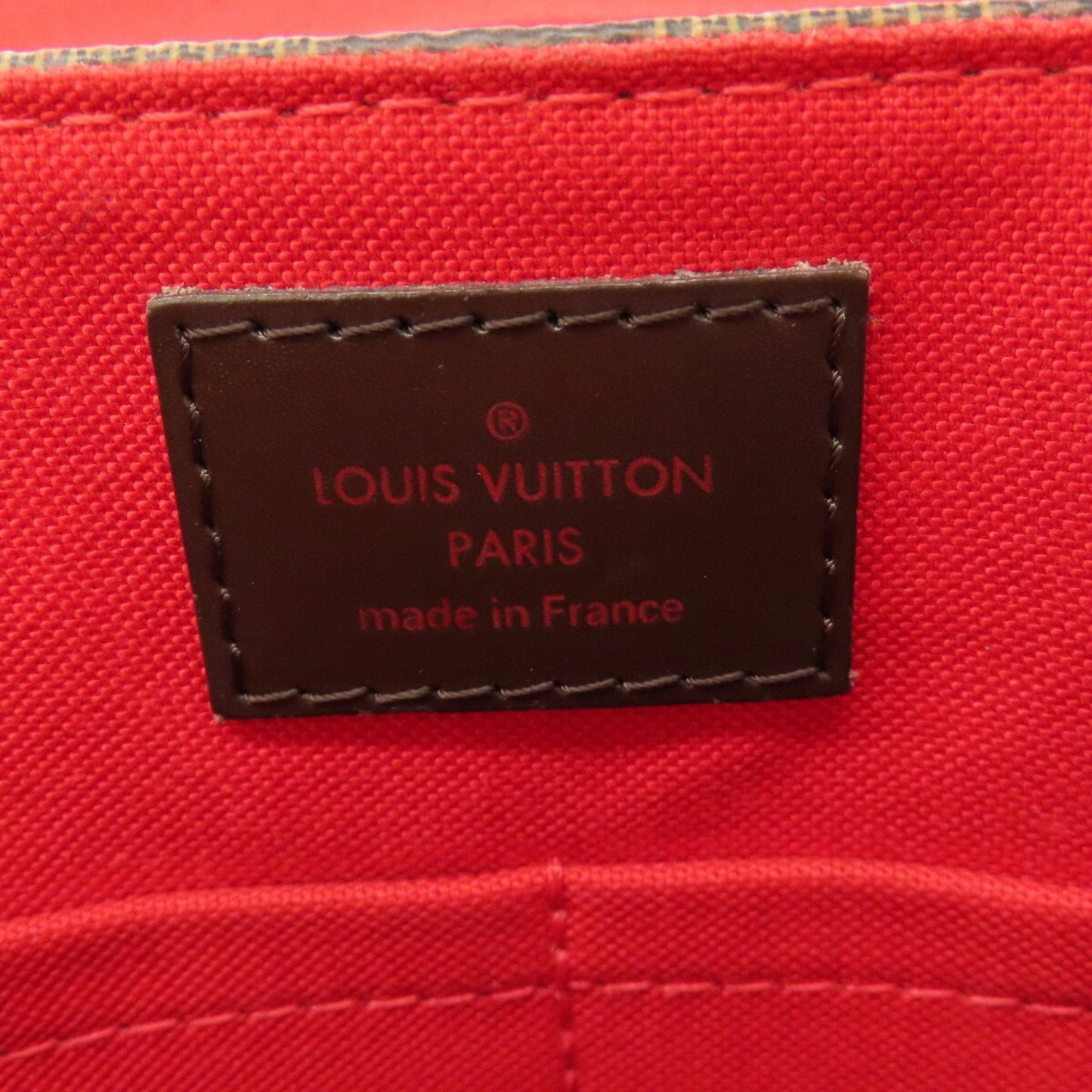 Louis Vuitton Damier Canvas Ebene Damier Canvas Shoulder Bag