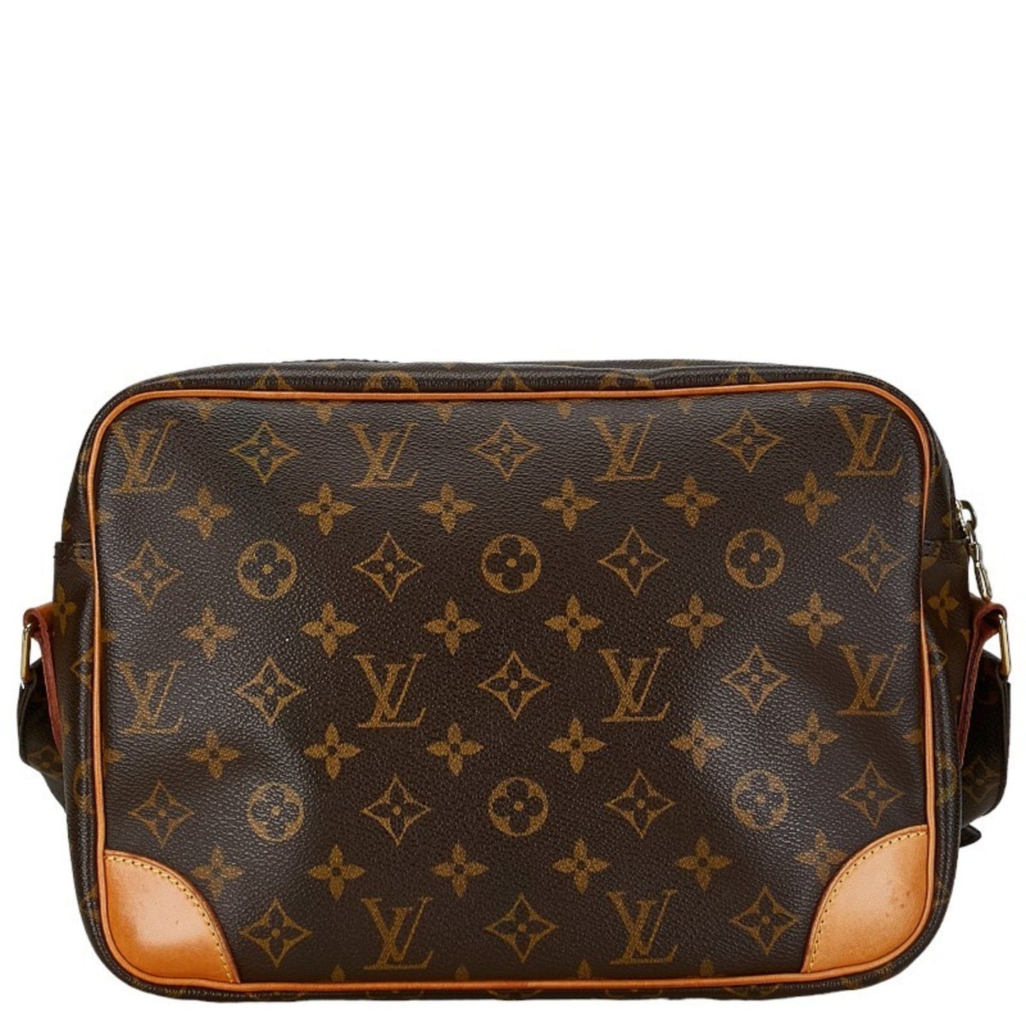 Louis Vuitton Brown Pvc Leather Shoulder Bag