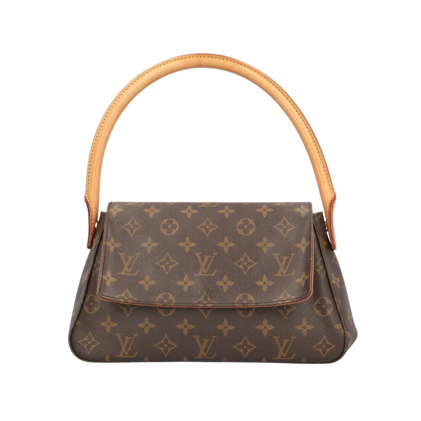 Louis Vuitton Brown Monogram Canvas Shoulder Bag ()