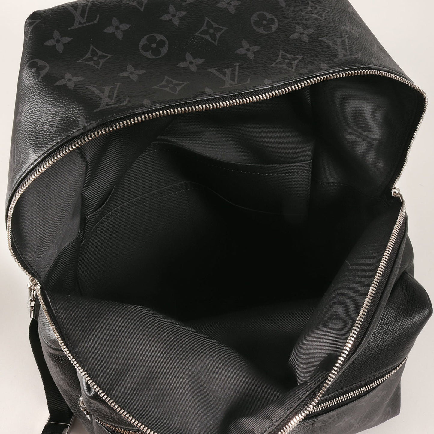 Louis Vuitton Black Canvas Monogram Eclipse Leather Backpack