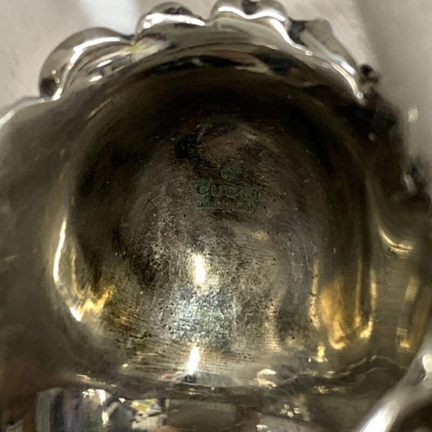 Gucci Silver Band Ring