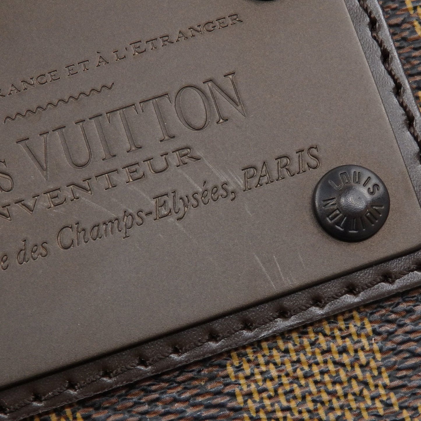 Louis Vuitton Damier Damier Canvas Ebene Shoulder Bag