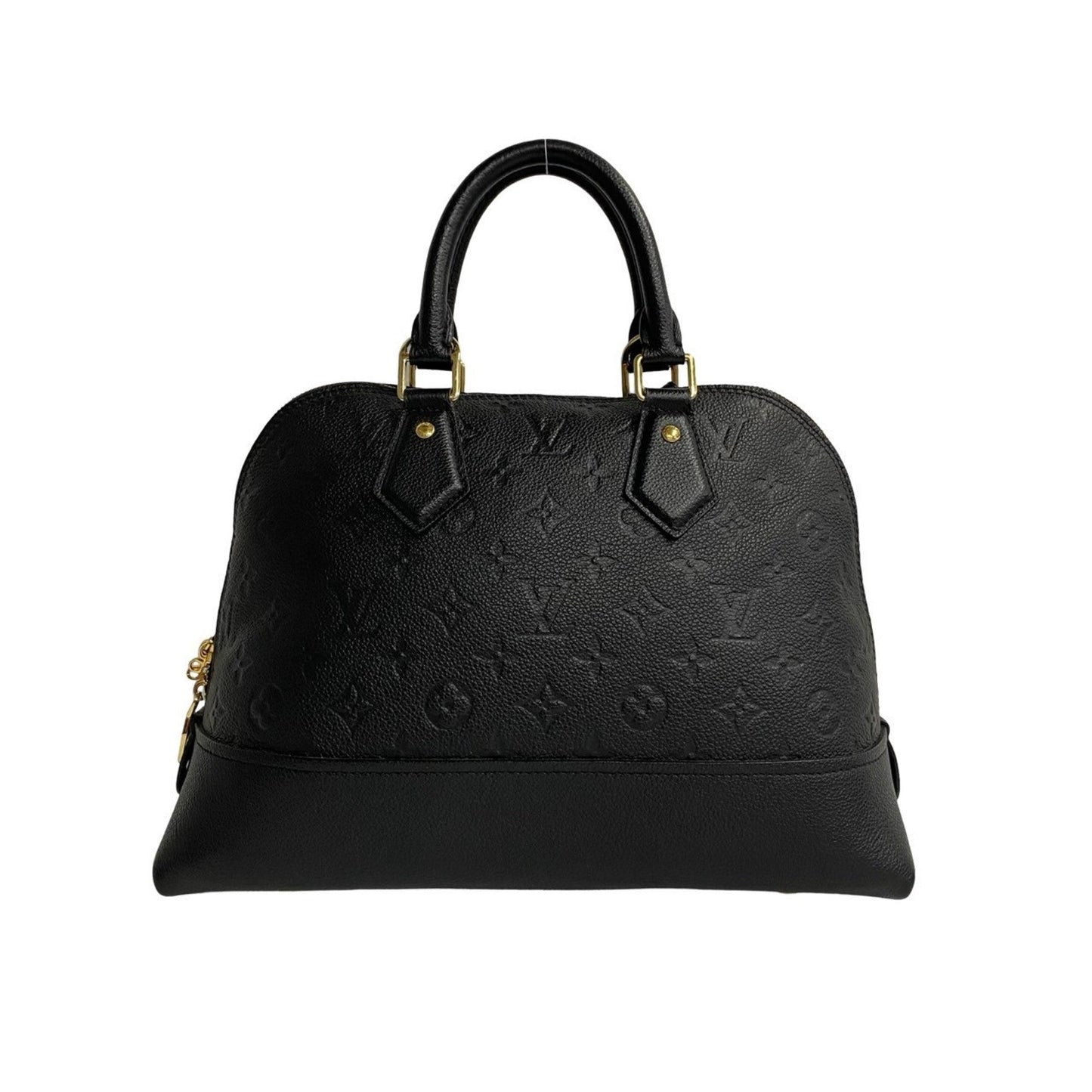 Louis Vuitton Black Leather Handbag Shoulder Bag
