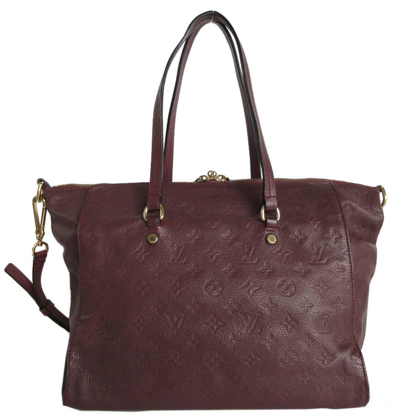 Louis Vuitton Burgundy Monogram Empreinte Handbag Shoulder Bag