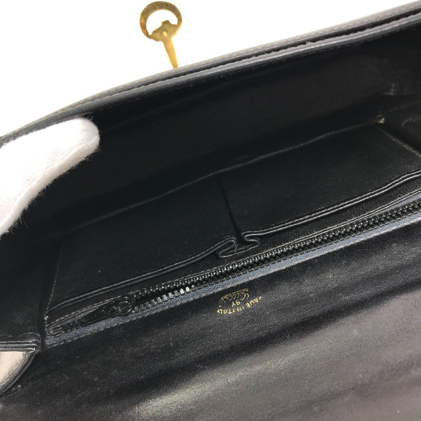 Gucci Black Leather Shoulder Bag