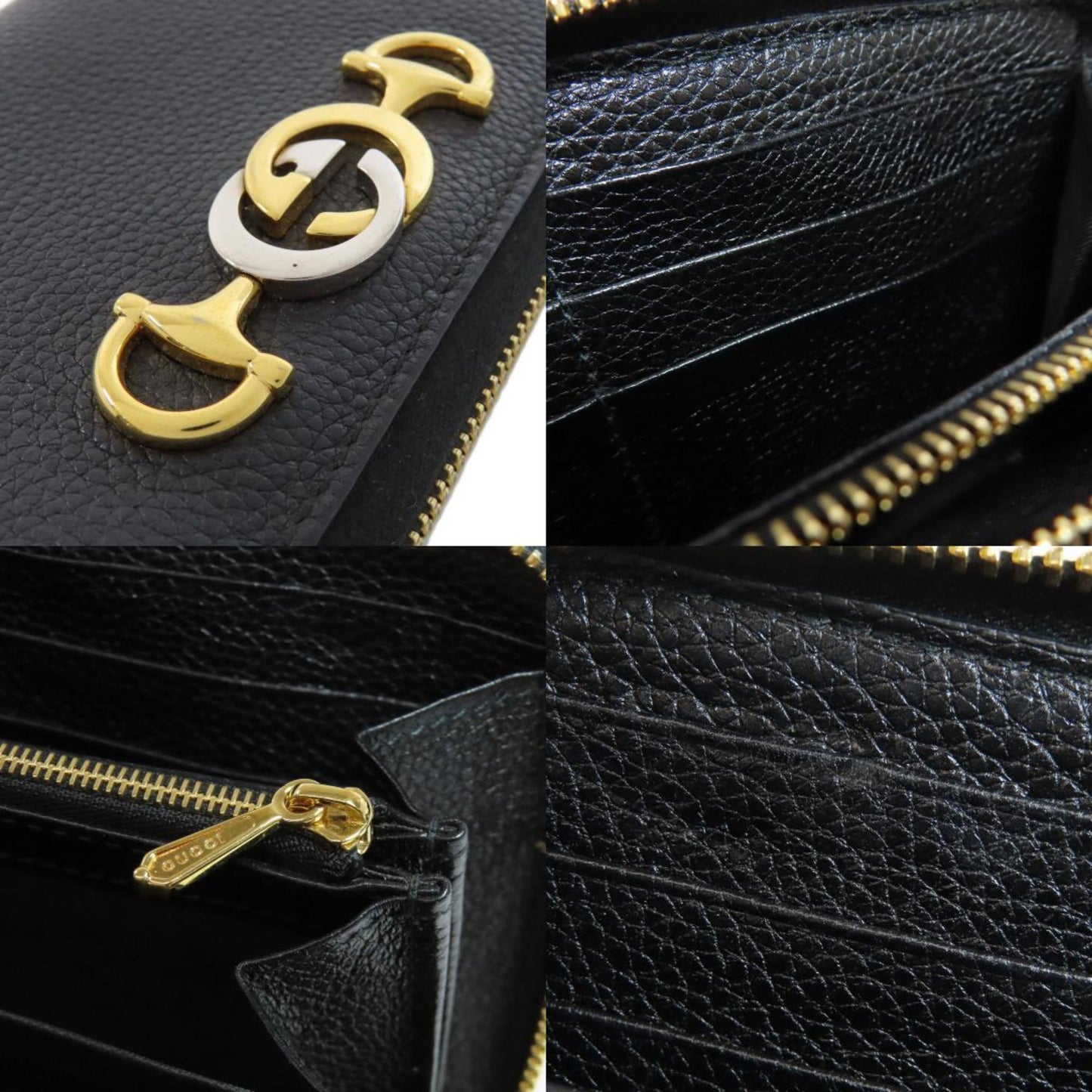 Gucci Black Leather Coin Purse/Coin Case