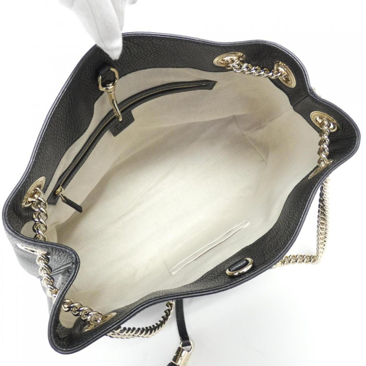 Gucci Black Leather Shoulder Bag
