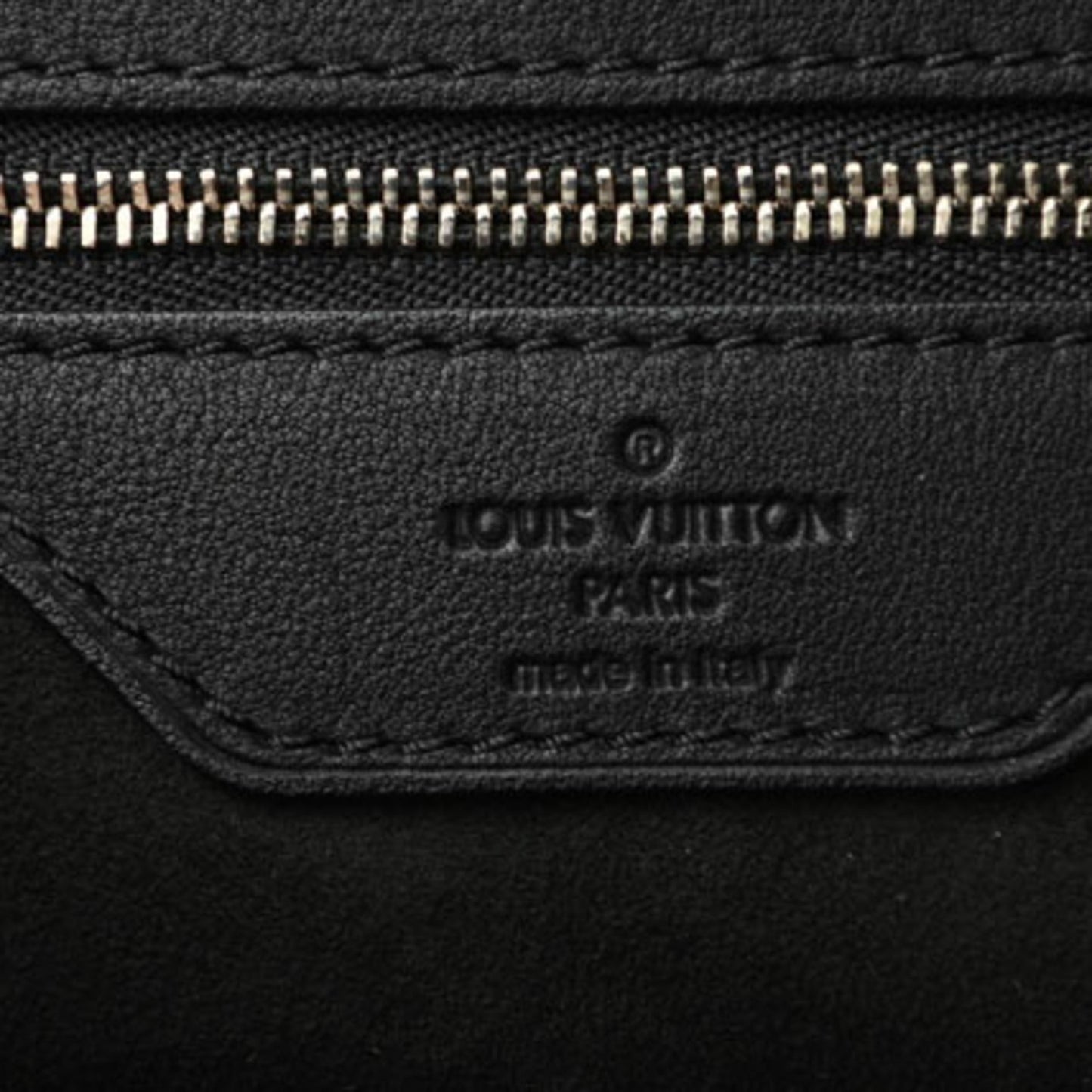 Louis Vuitton Monogram Antheia Black Silver Leather Handbag Shoulder Bag