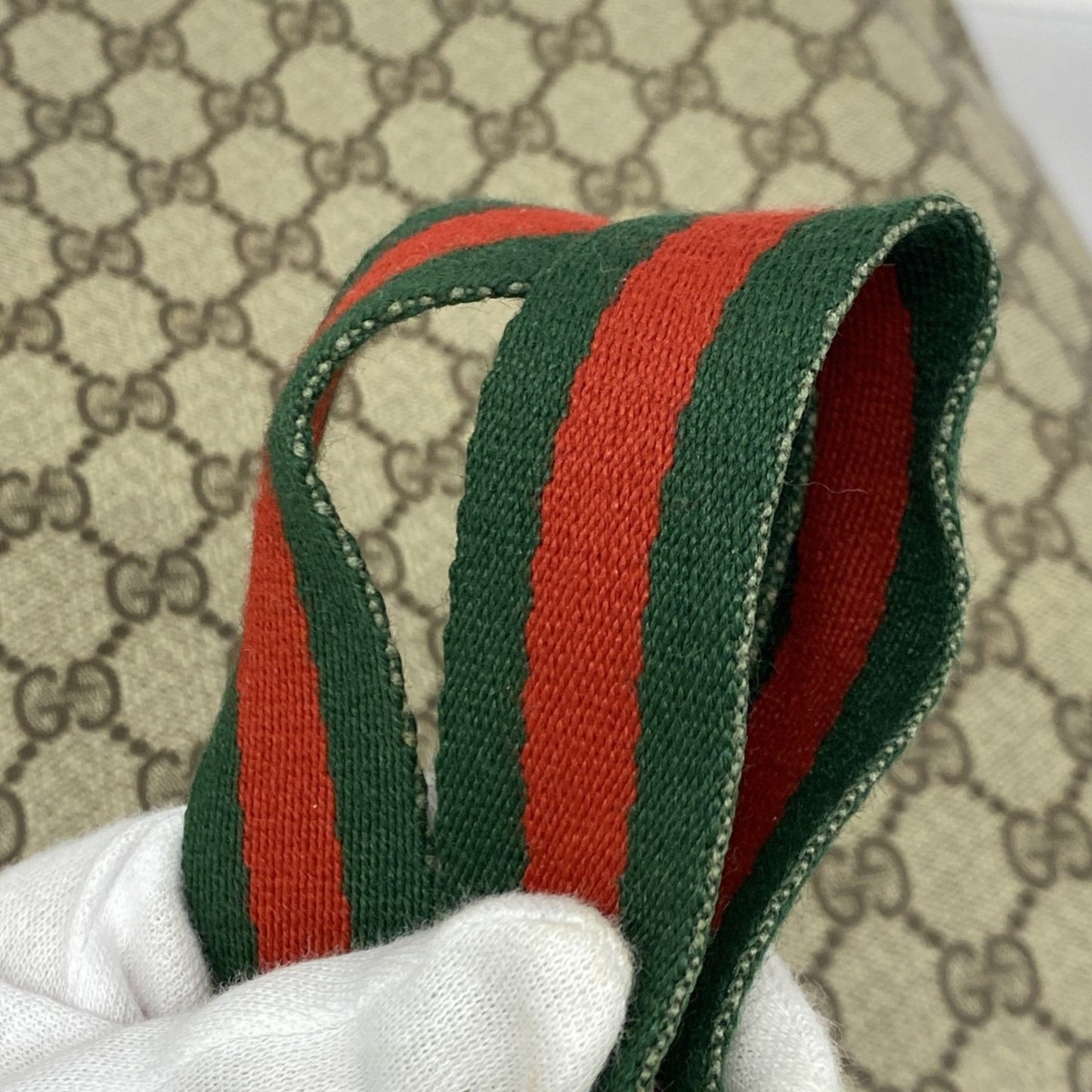 Gucci Brown Pvc Tote Bag