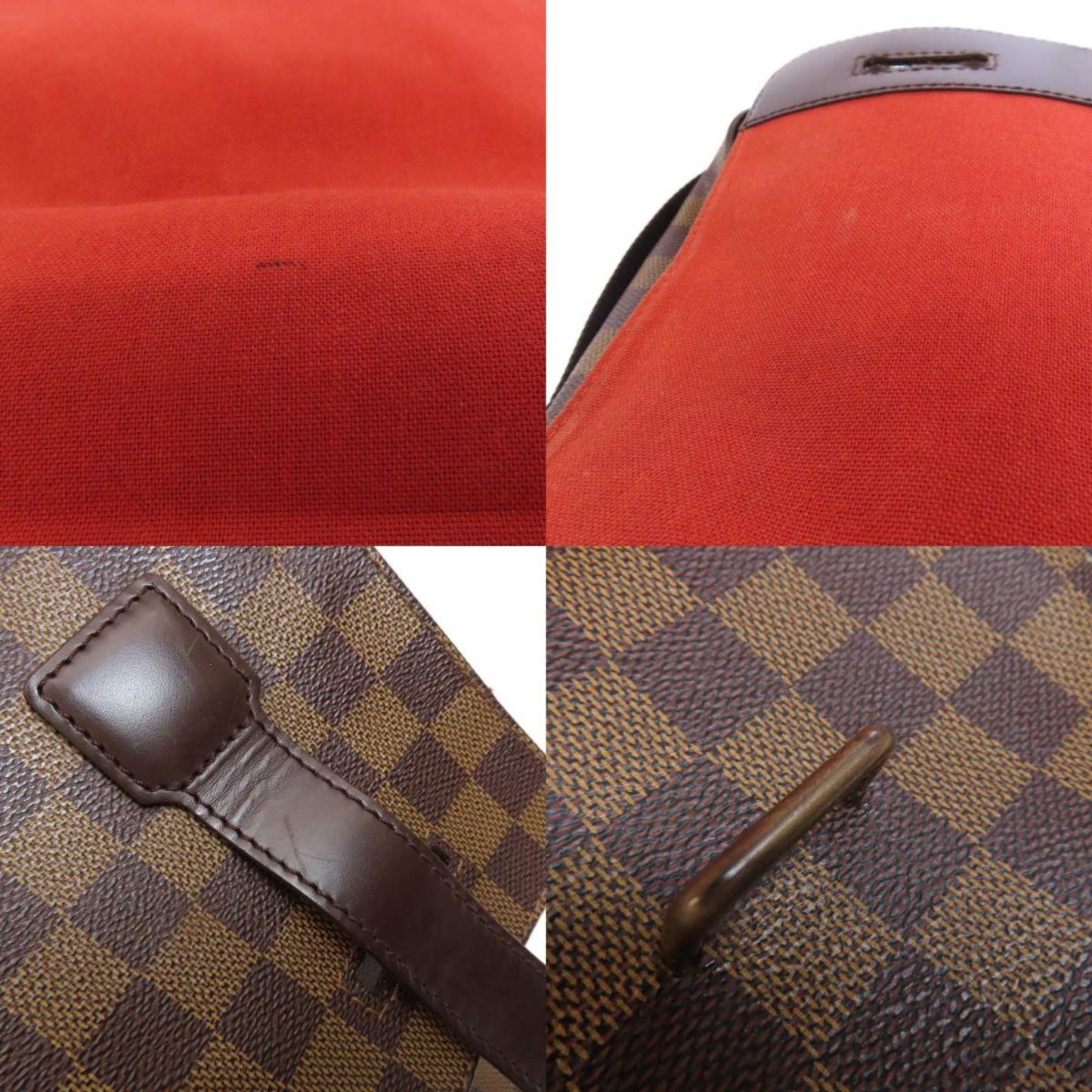 Louis Vuitton Damier Canvas Ebene Damier Canvas Shoulder Bag
