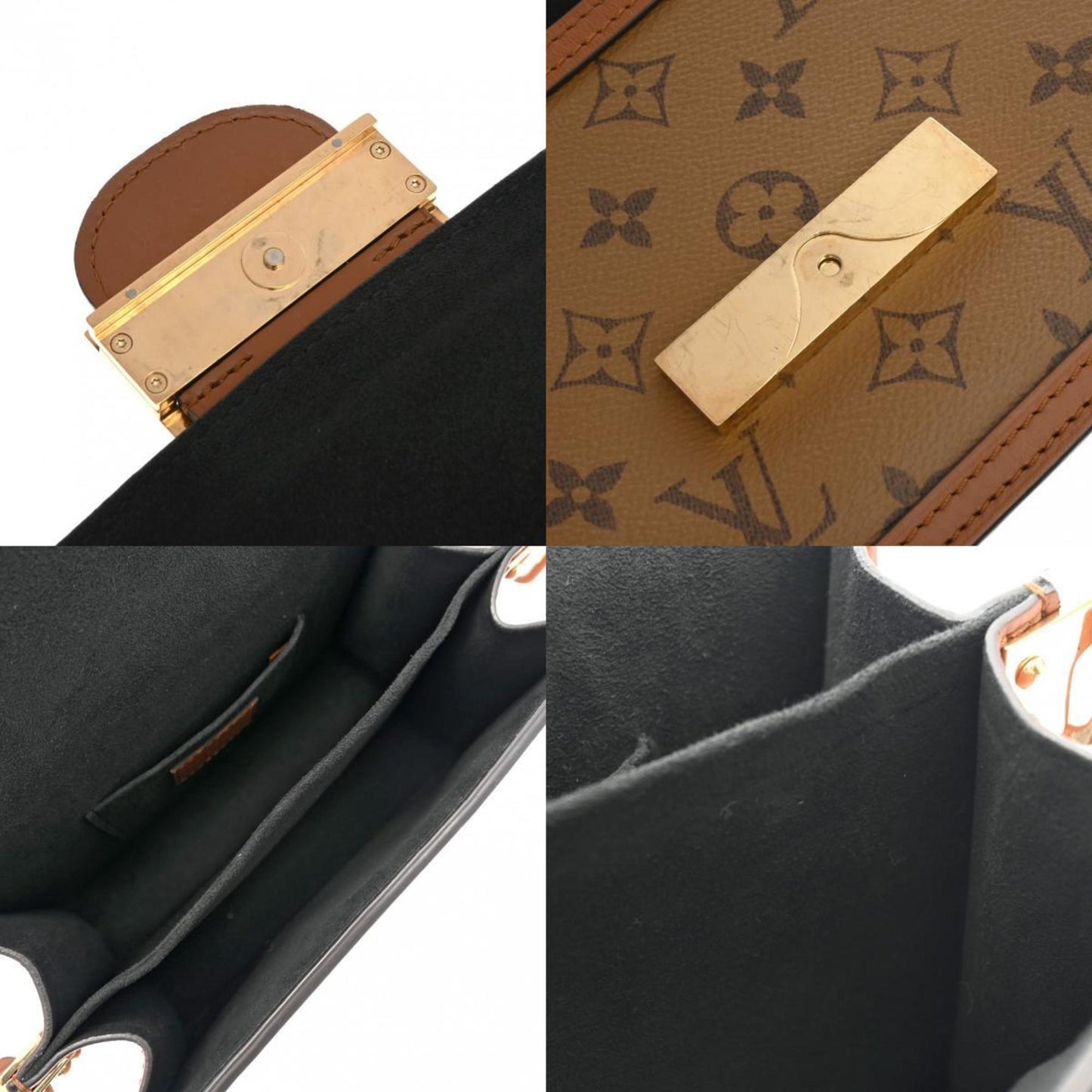 Louis Vuitton Brown Monogram Canvas Shoulder Bag