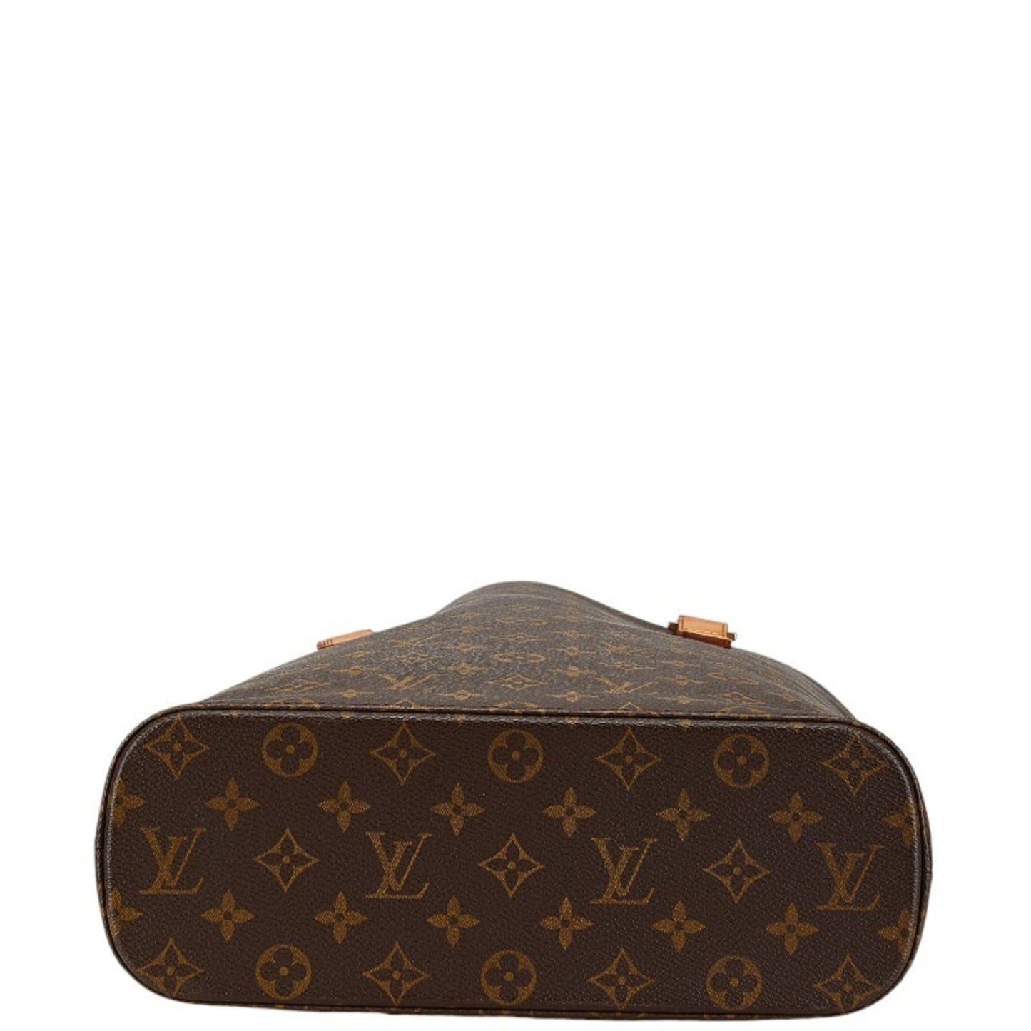 Louis Vuitton Brown Pvc Leather Shoulder Bag Tote Bag