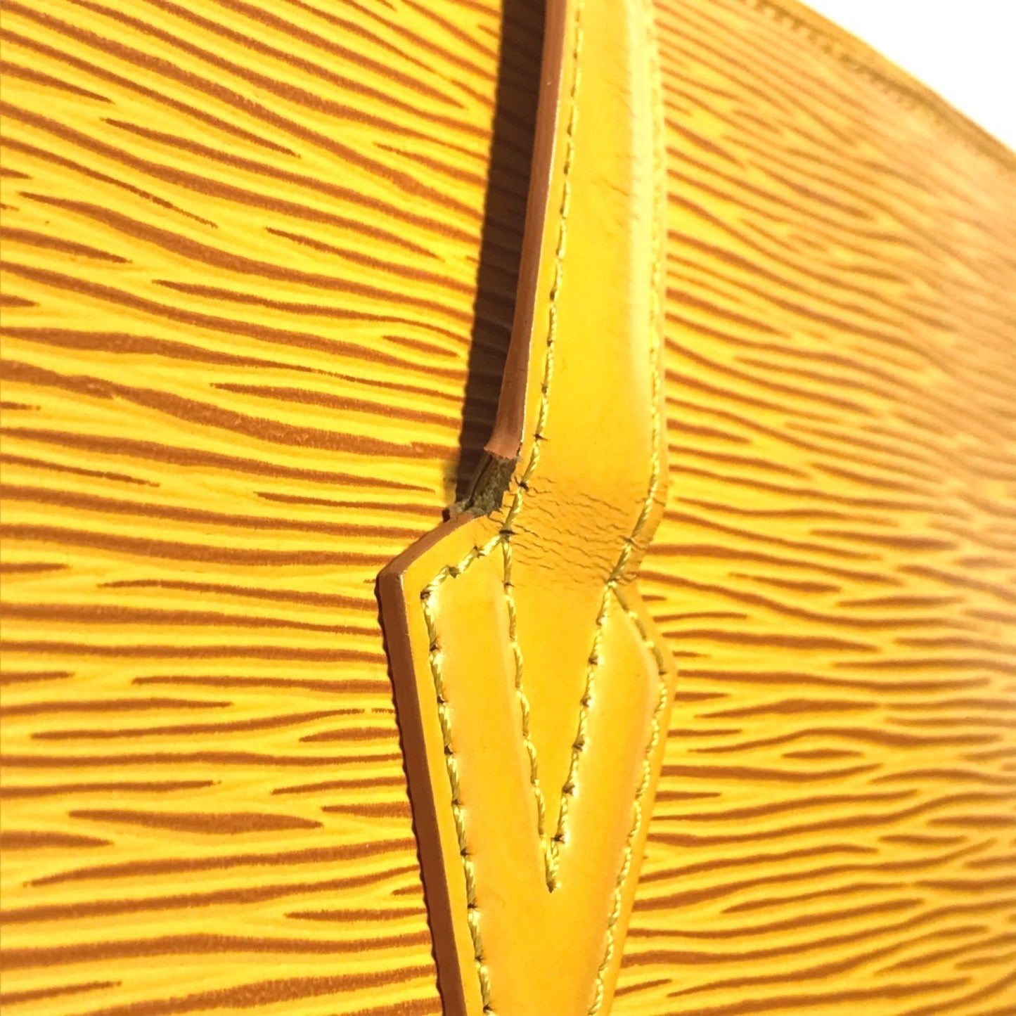 Louis Vuitton Yellow Leather Shoulder Bag