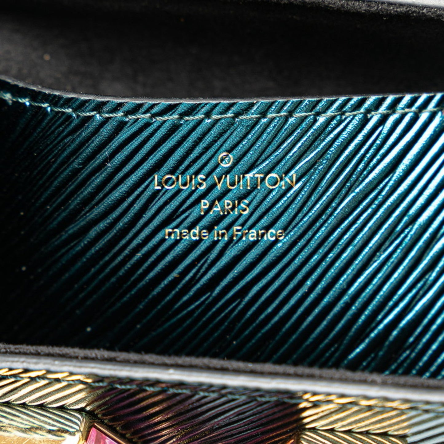 Louis Vuitton Green Multi-Color Leather Shoulder Bag