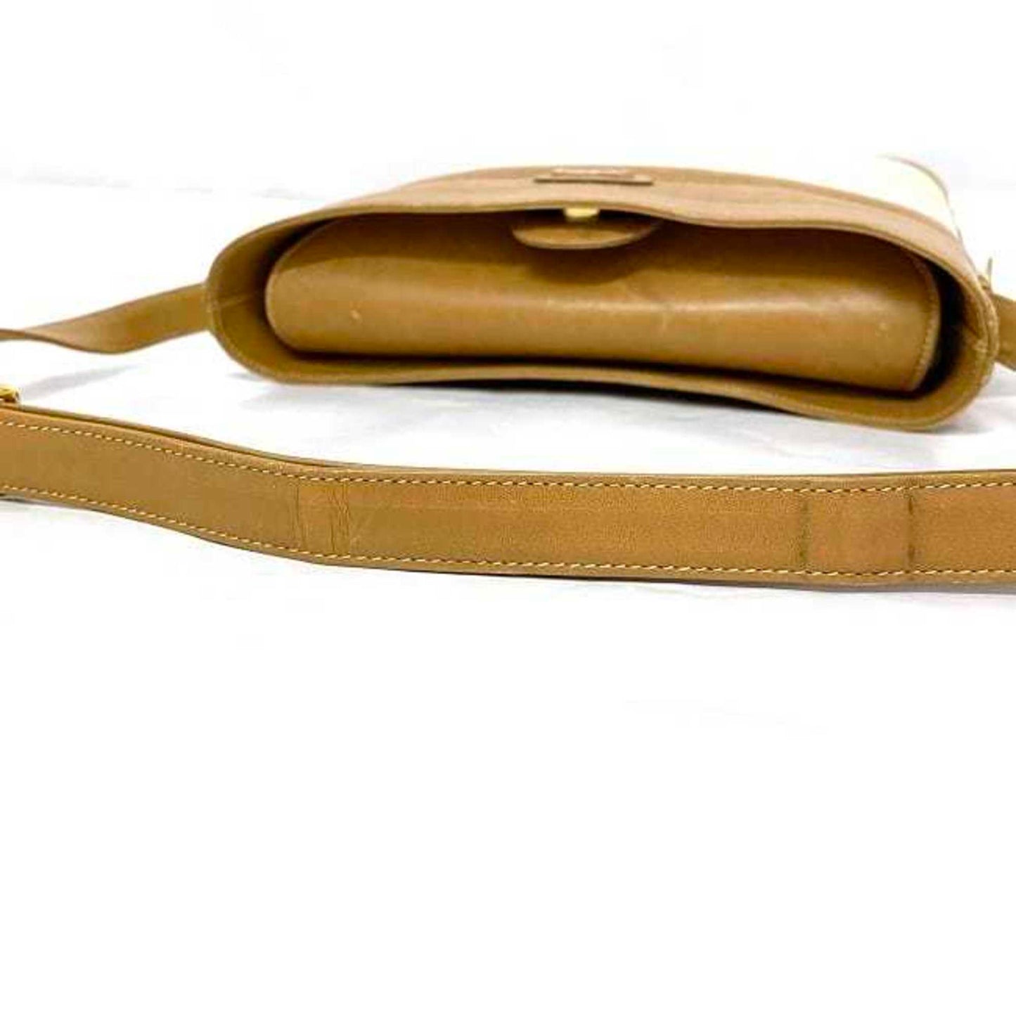 Gucci Beige Brown Pvc Leather Shoulder Bag