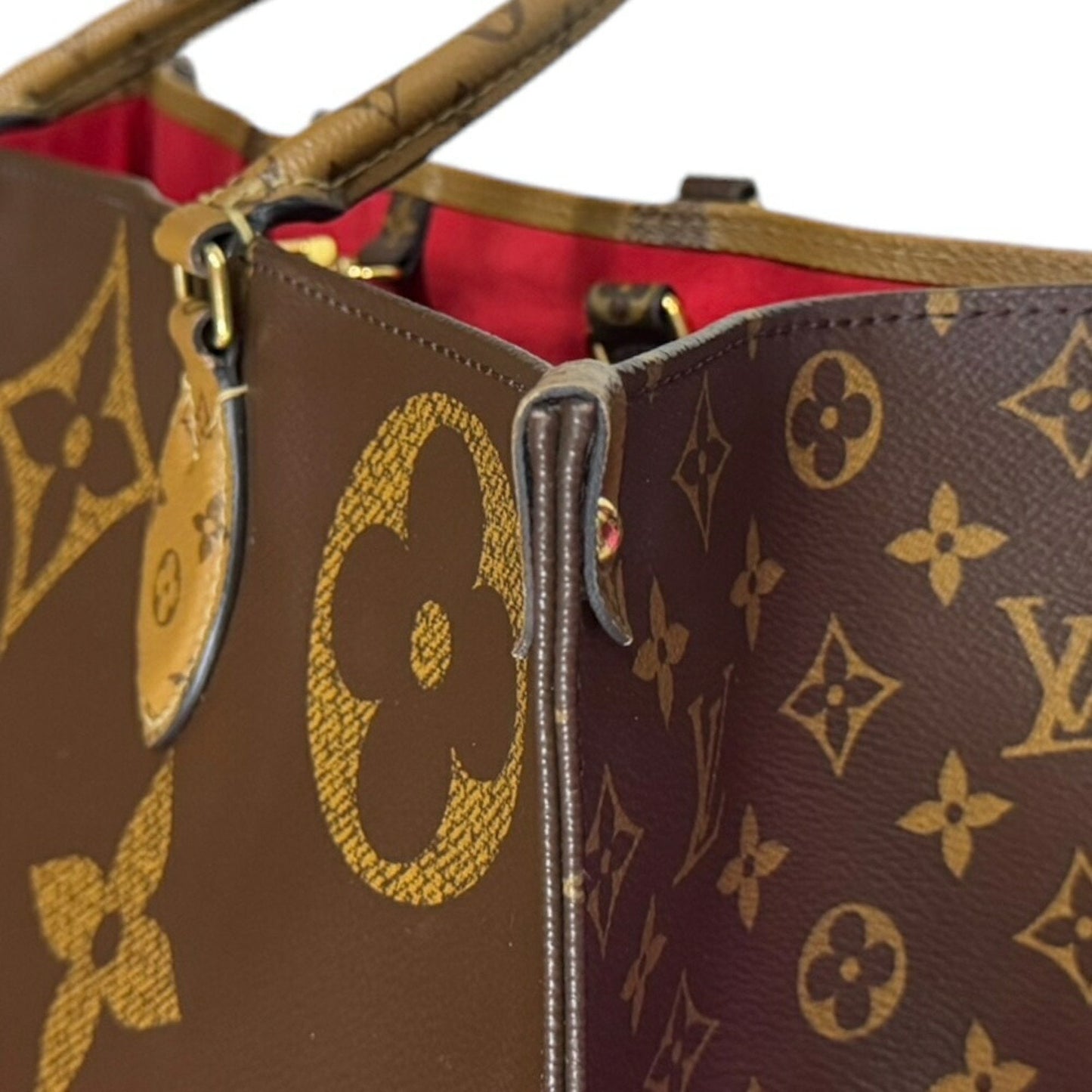 Louis Vuitton Brown Monogram Canvas Shoulder Bag