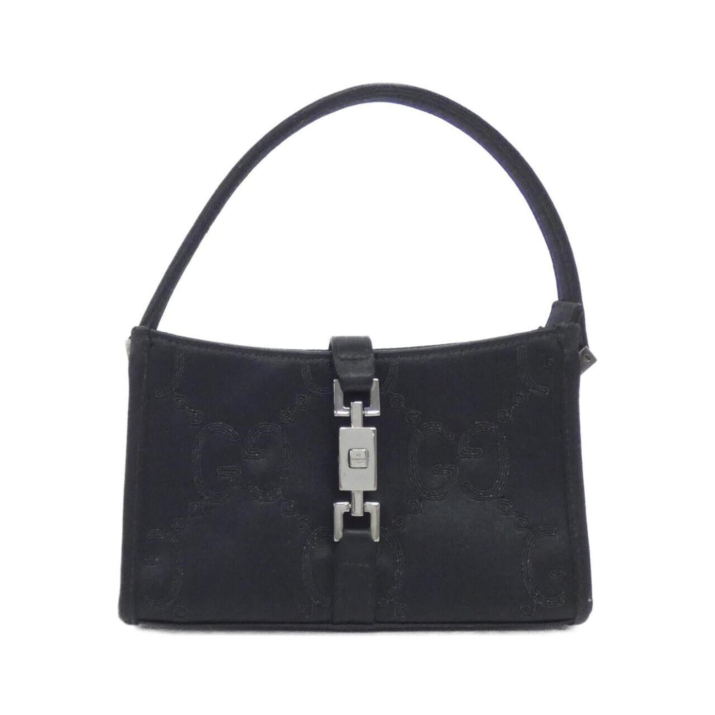 Gucci Black Satin Handbag ()
