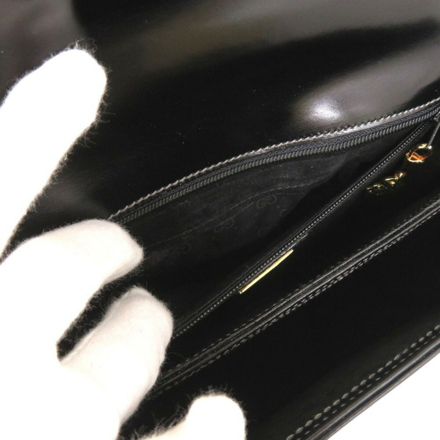 Gucci Black Leather Handbag