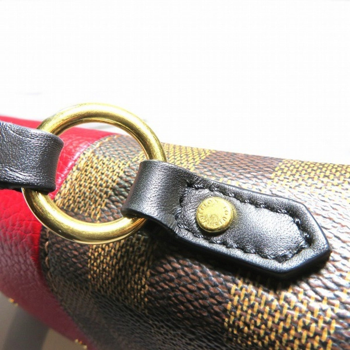 Louis Vuitton Damier Brown Red Color Handbag Shoulder Bag