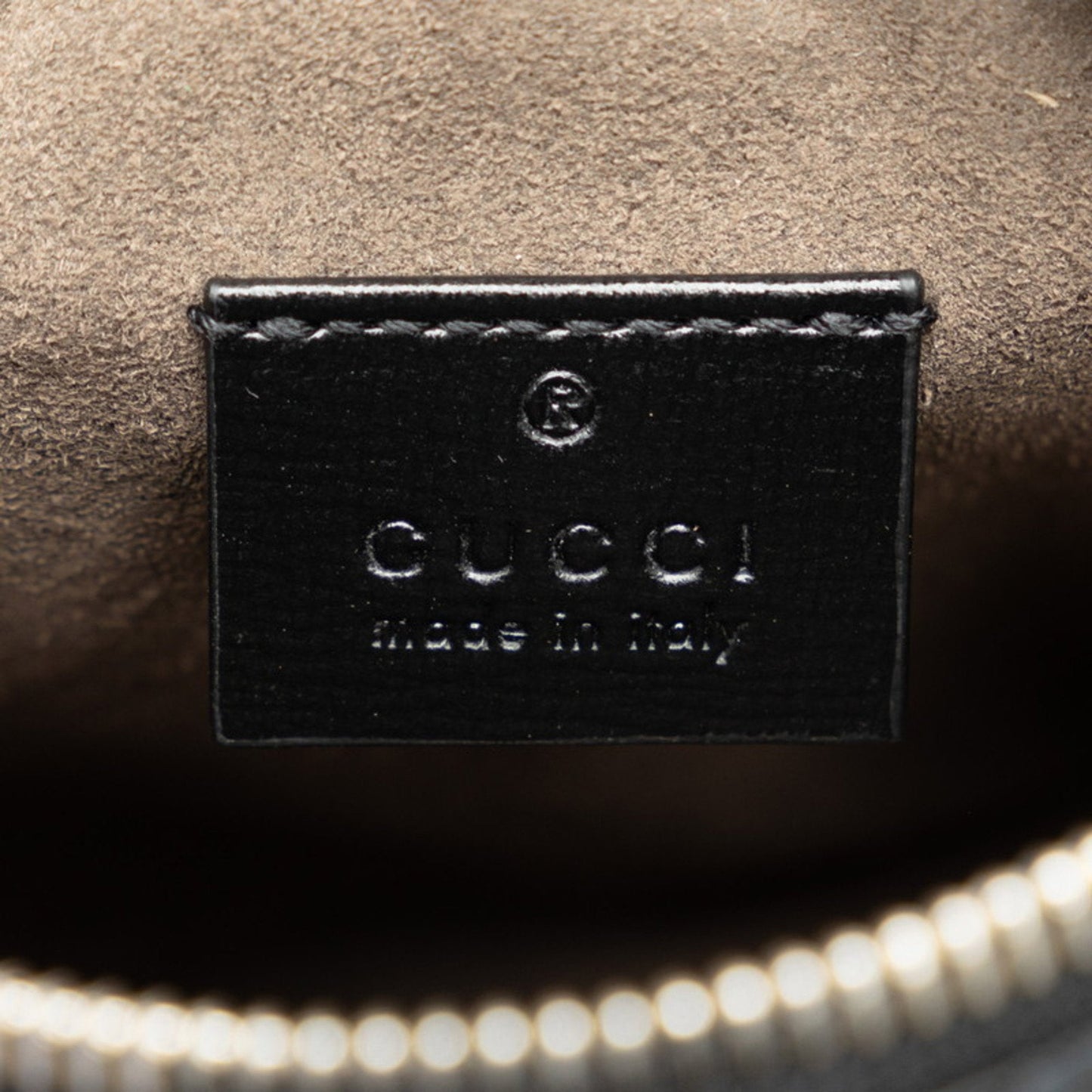 Gucci Black Pvc Leather Shoulder Bag