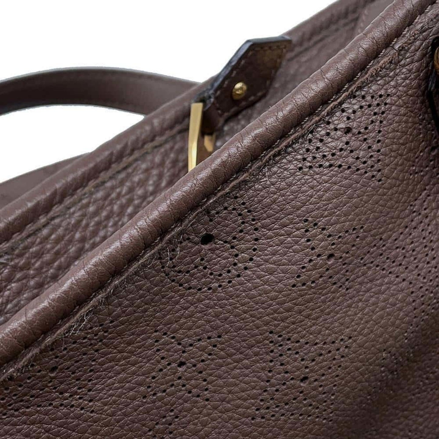 Louis Vuitton Monogram Brown Mahina Leather Handbag Shoulder Bag