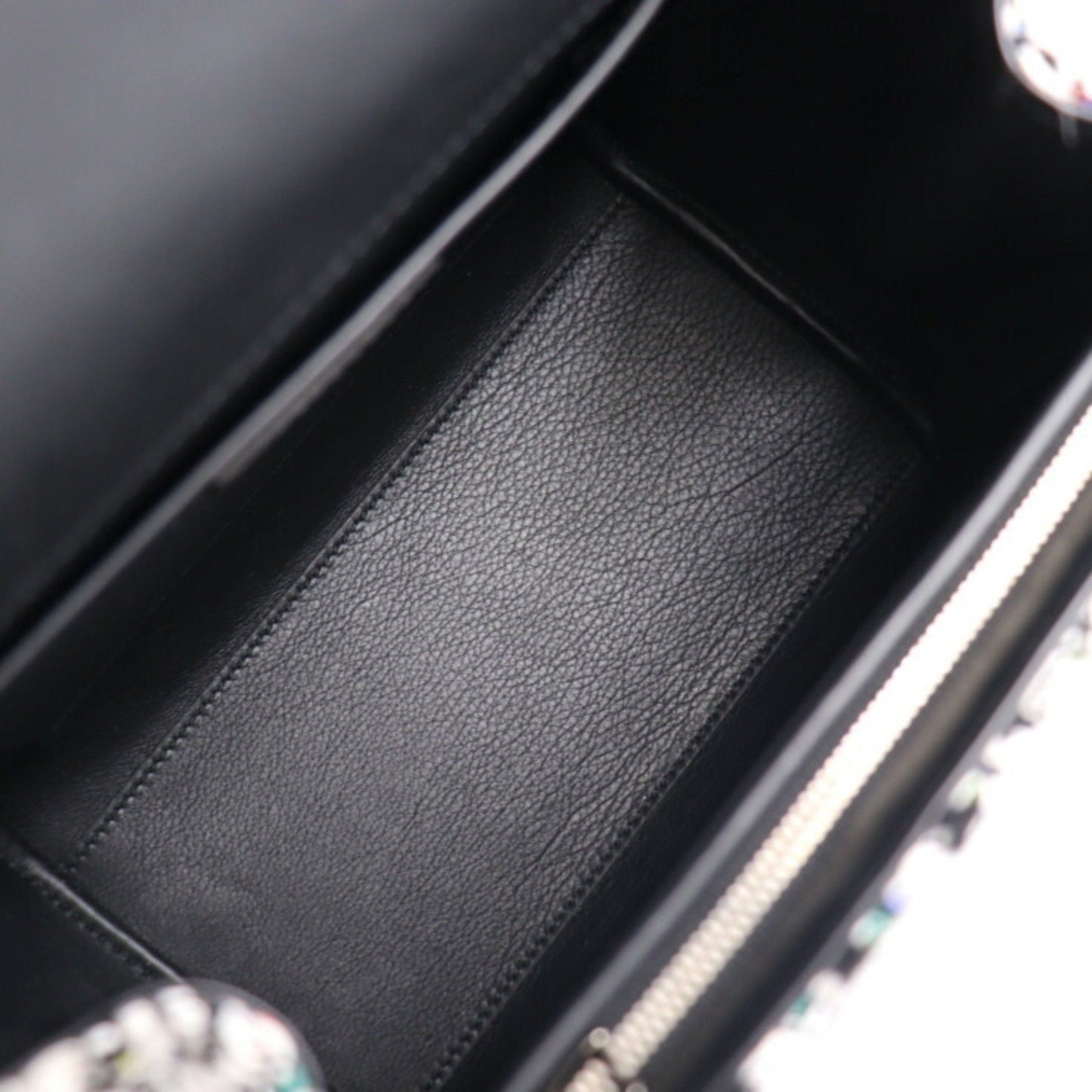 Louis Vuitton Black Multi-Color Leather Tweed Handbag Shoulder Bag